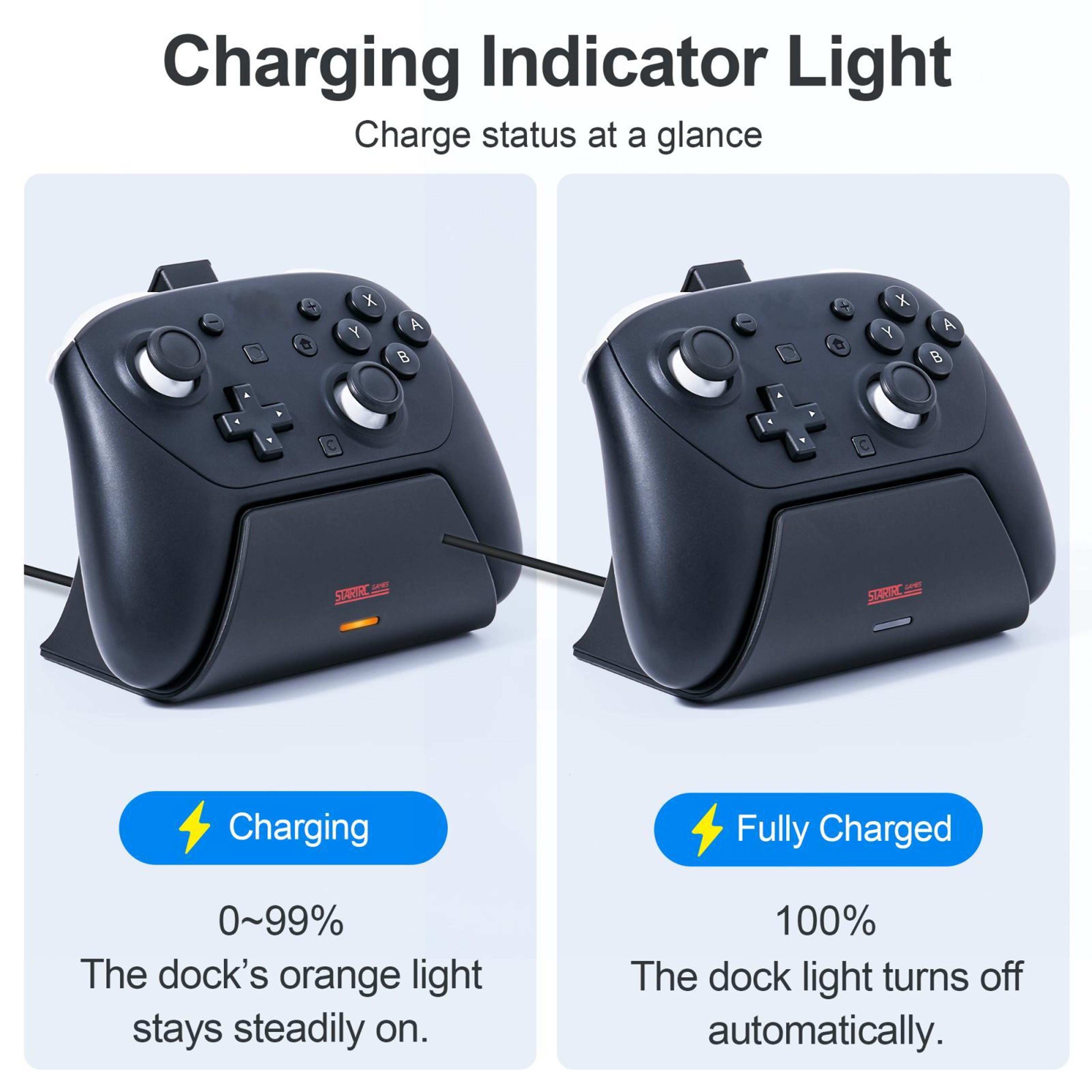 STARTRC Nintendo Switch 2 Pro Controller Charging Dock and Display Stand – view 10