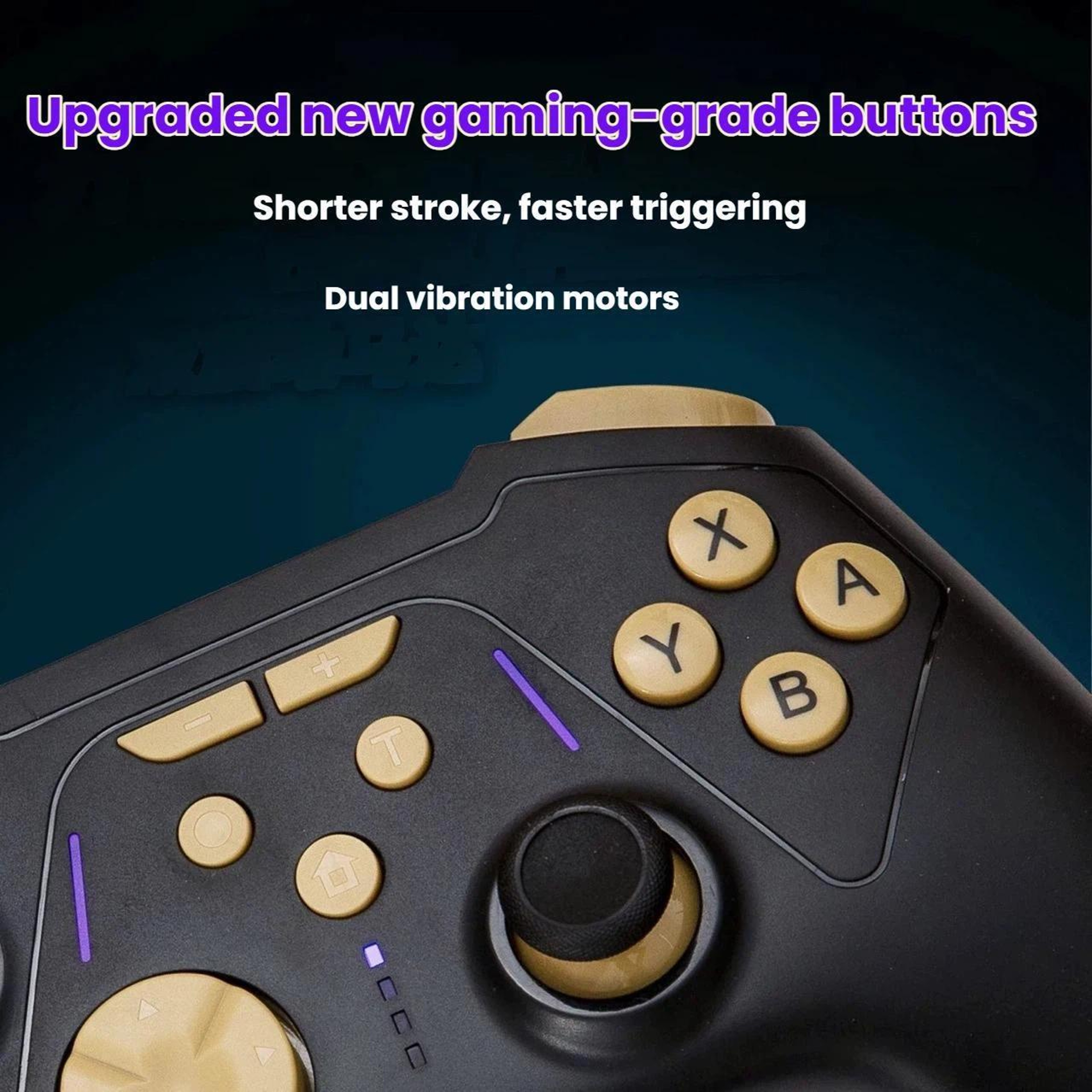 S201 Bluetooth Gaming Controller with Hall Effect Triggers and Macro Back Buttons for Switch 2, PC and Mobile – view 5