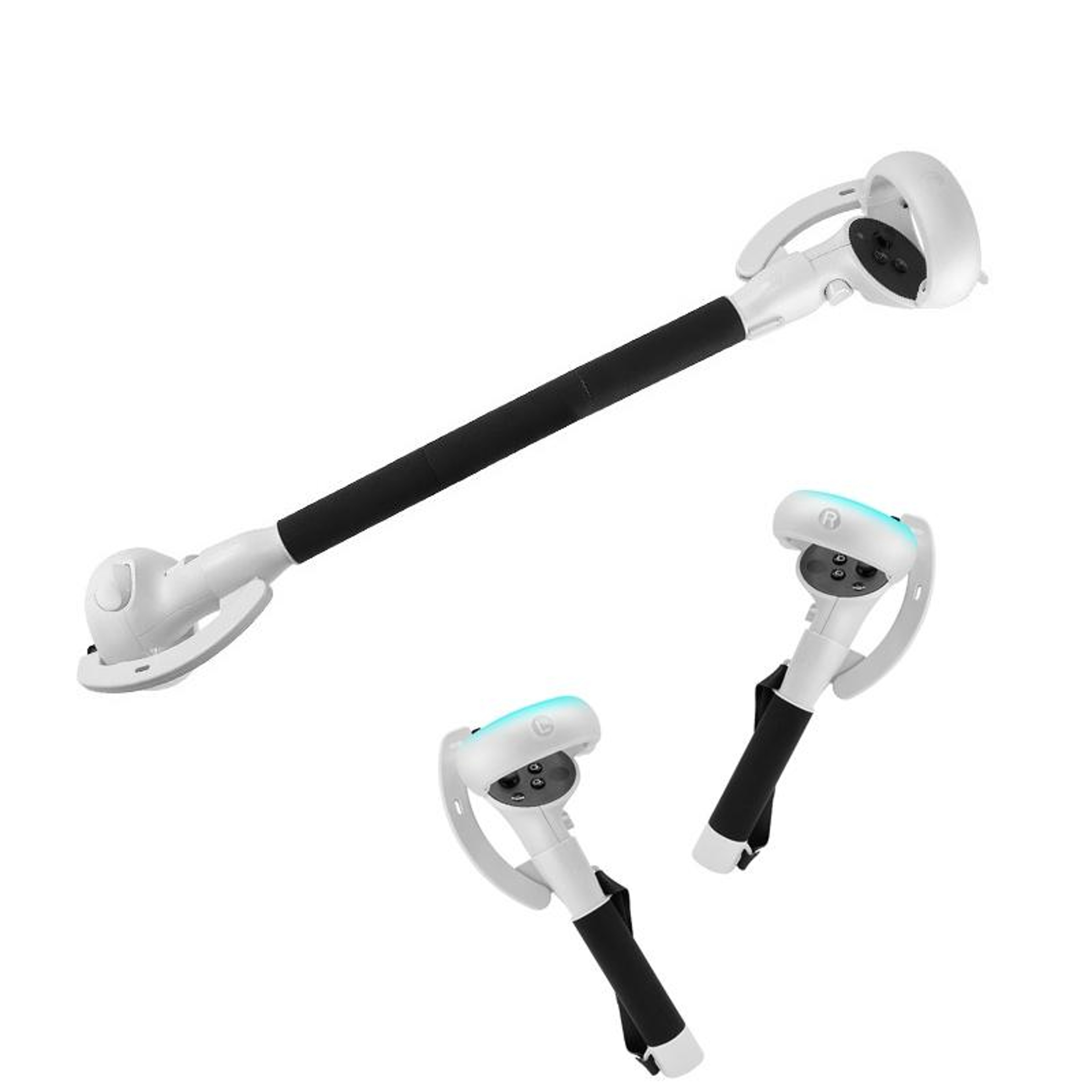 Meta Quest 2 Controller Grips and Beat Saber Handle Extensions – view 1