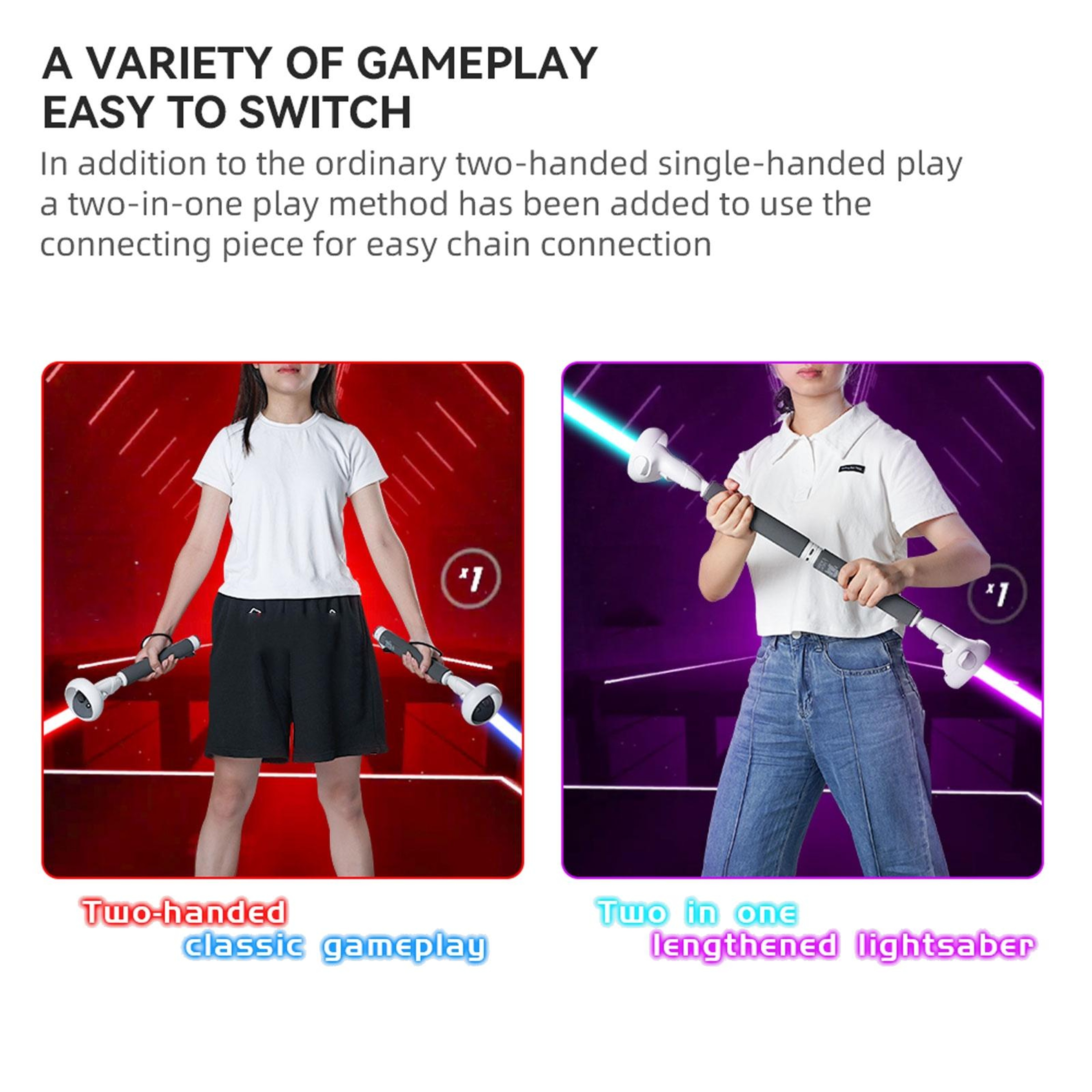 Meta Quest 2 Controller Grips and Beat Saber Handle Extensions – view 5