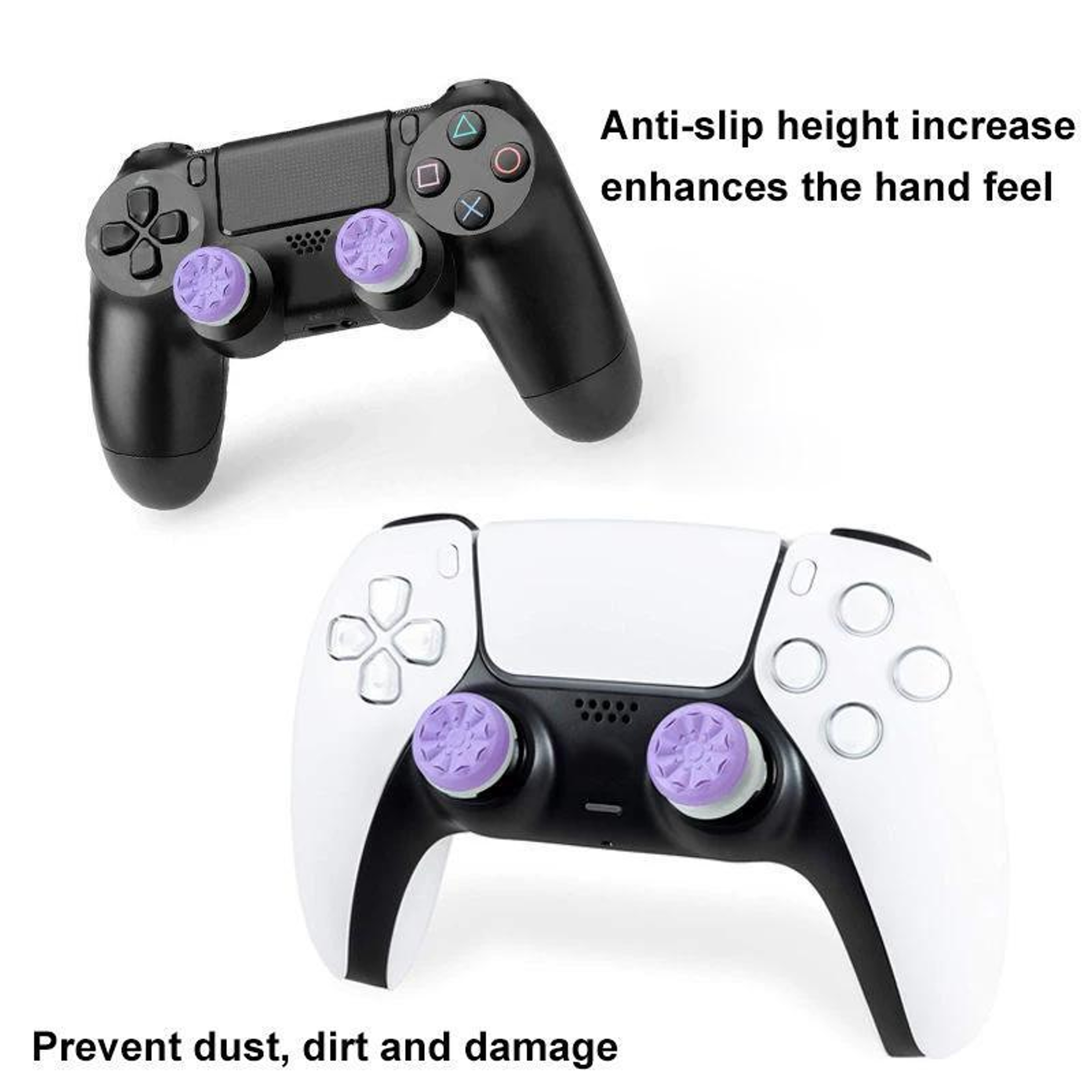XDcase Thumbstick Extender Set with Anti-Slip Joystick Caps for PS5, PS4 and Xbox Controllers – view 4