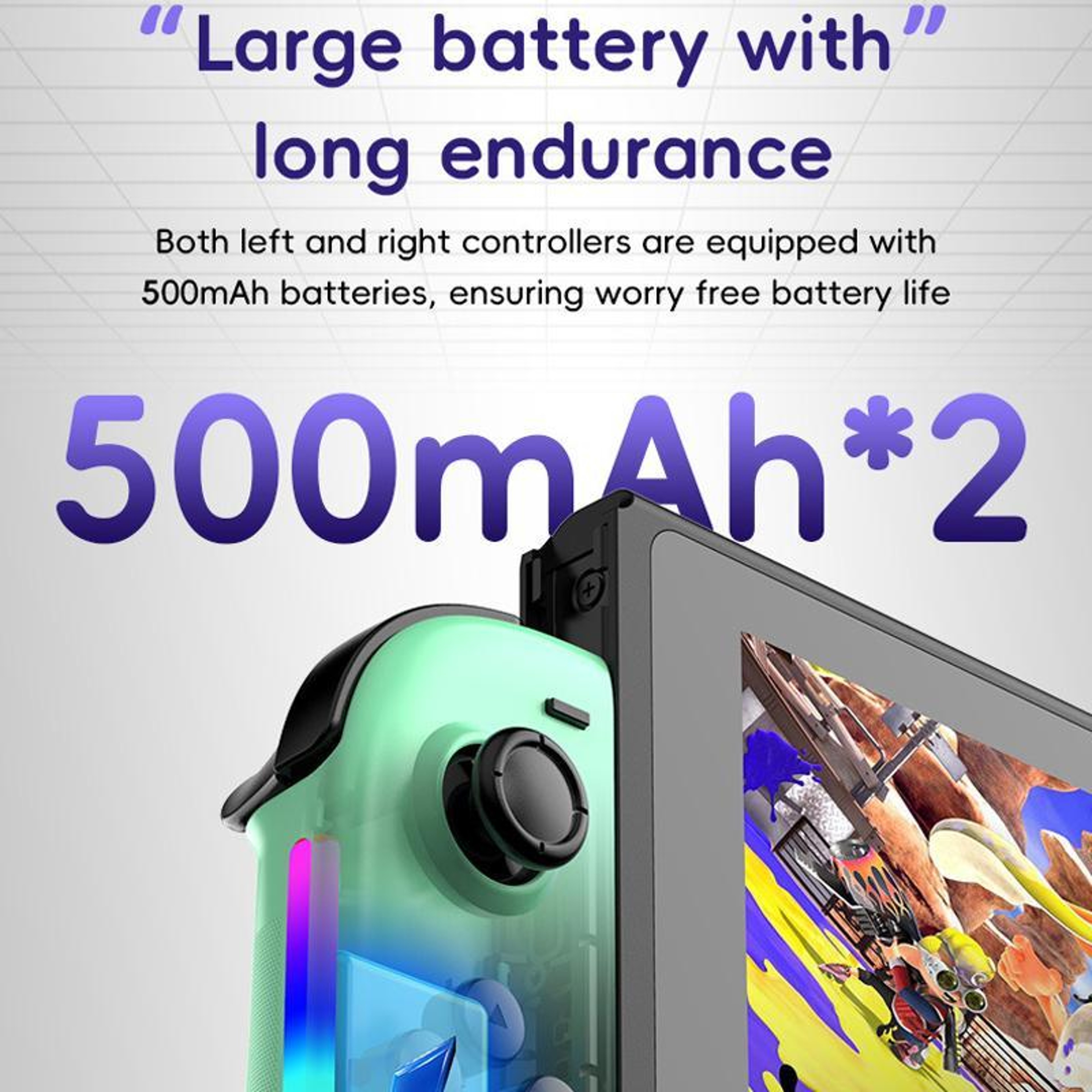 JOY-05 Nintendo Switch Controllers with TMR Hall Effect Joysticks, 6-Axis Motion and RGB – view 11