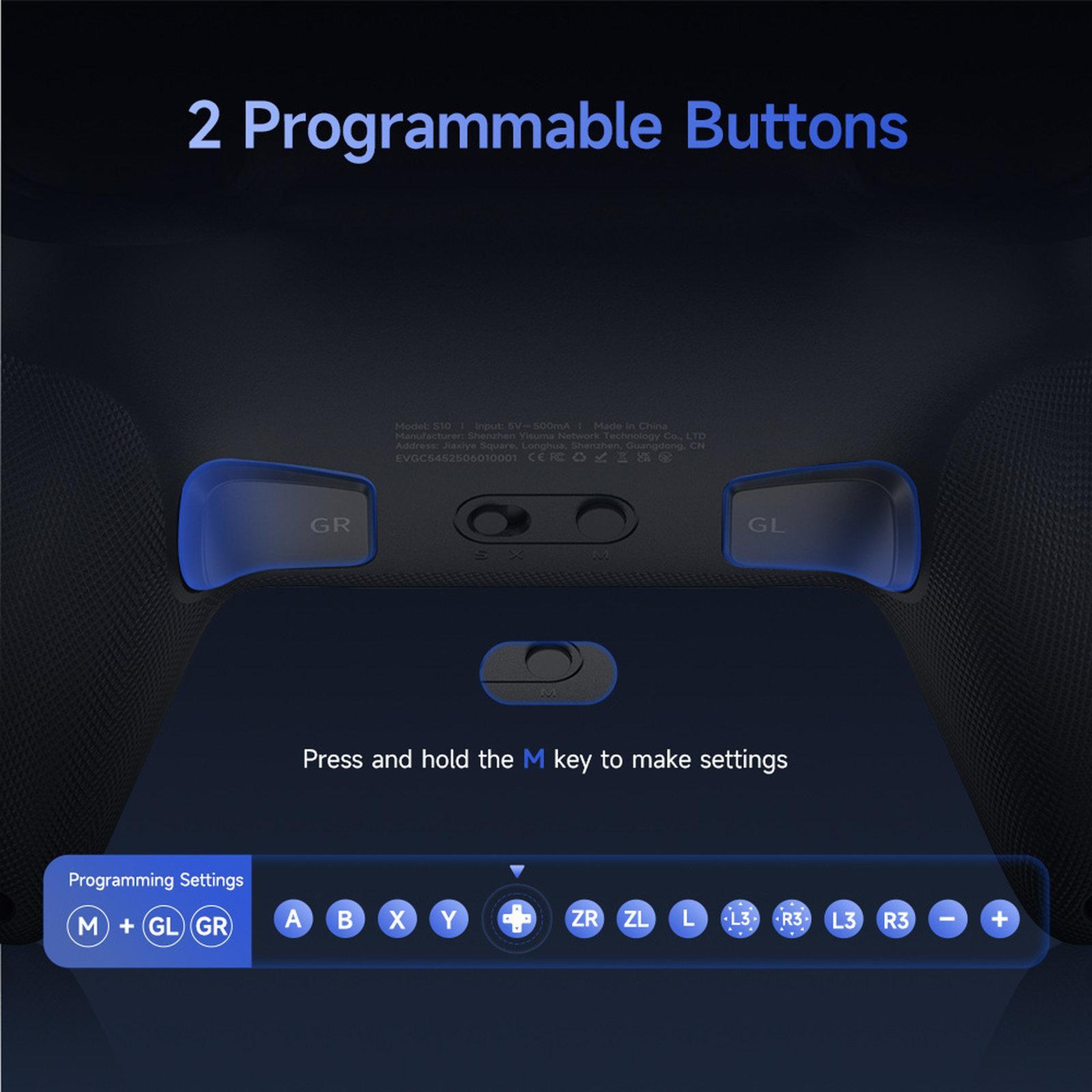 EasySMX S10 Switch 2 Wireless Controller with TMR Joysticks, HD Rumble and NFC – view 11