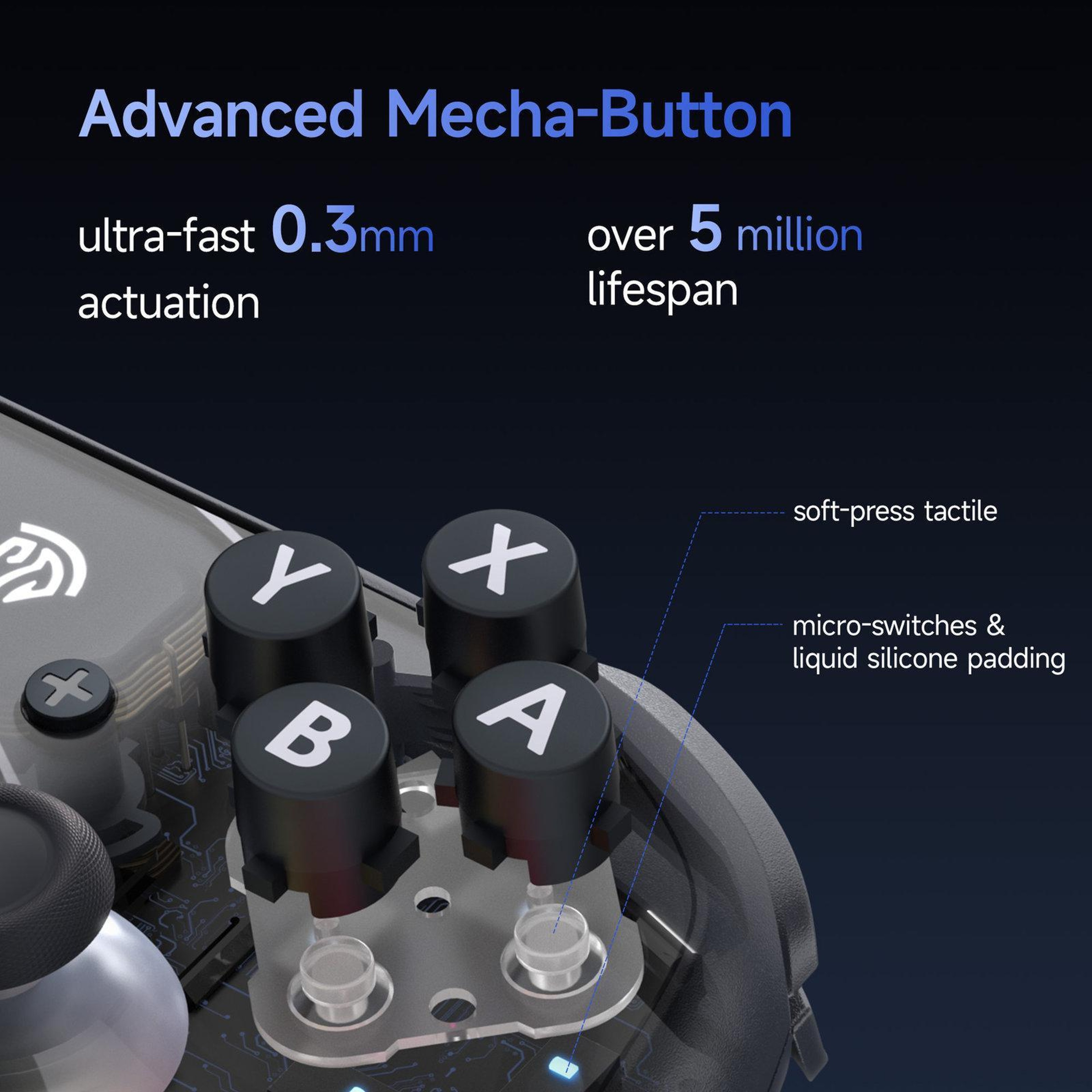 EasySMX S10 Switch 2 Wireless Controller with TMR Joysticks, HD Rumble and NFC – view 13