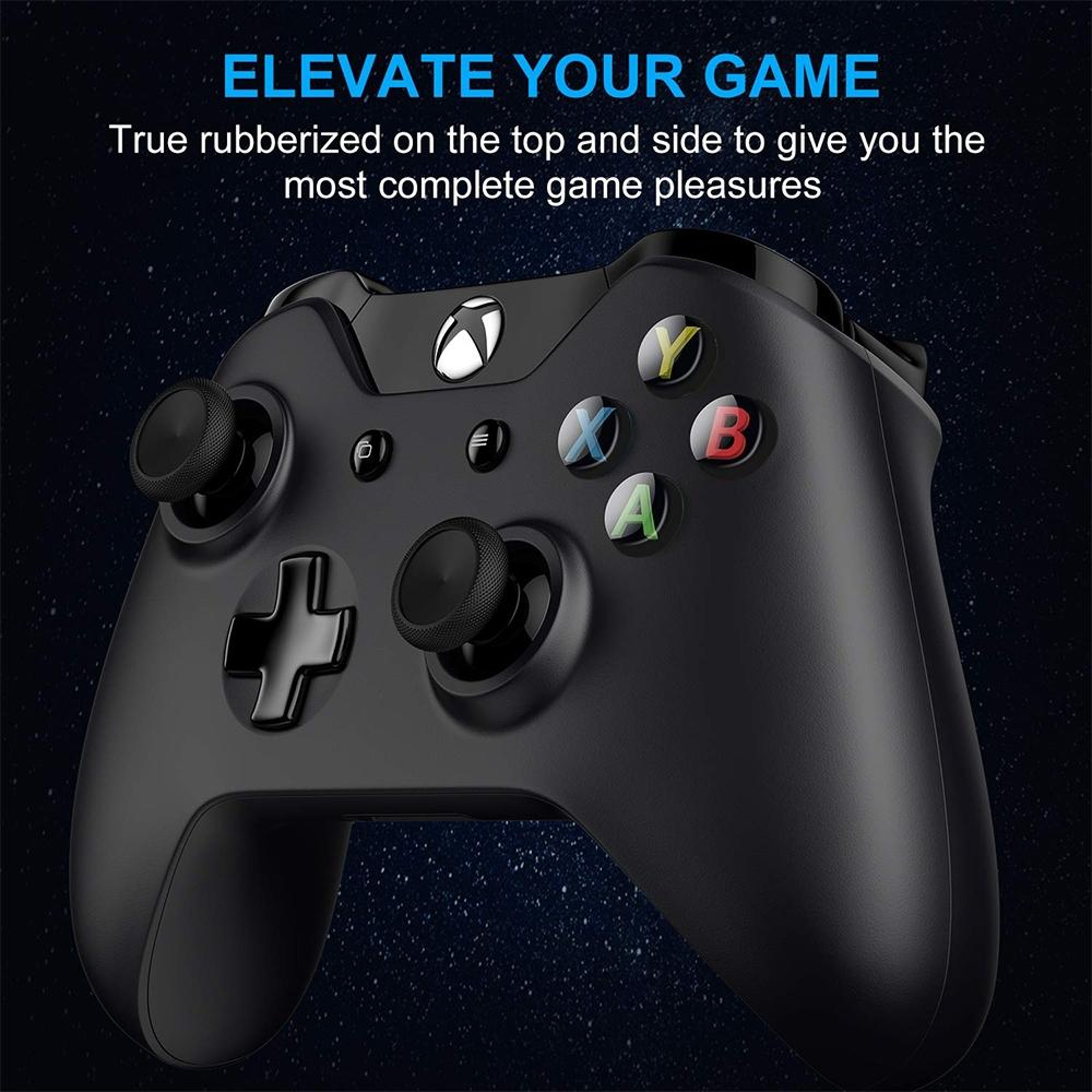 Xbox One Joystick Caps 3D Analog Thumbstick Replacement Set - Black – view 4