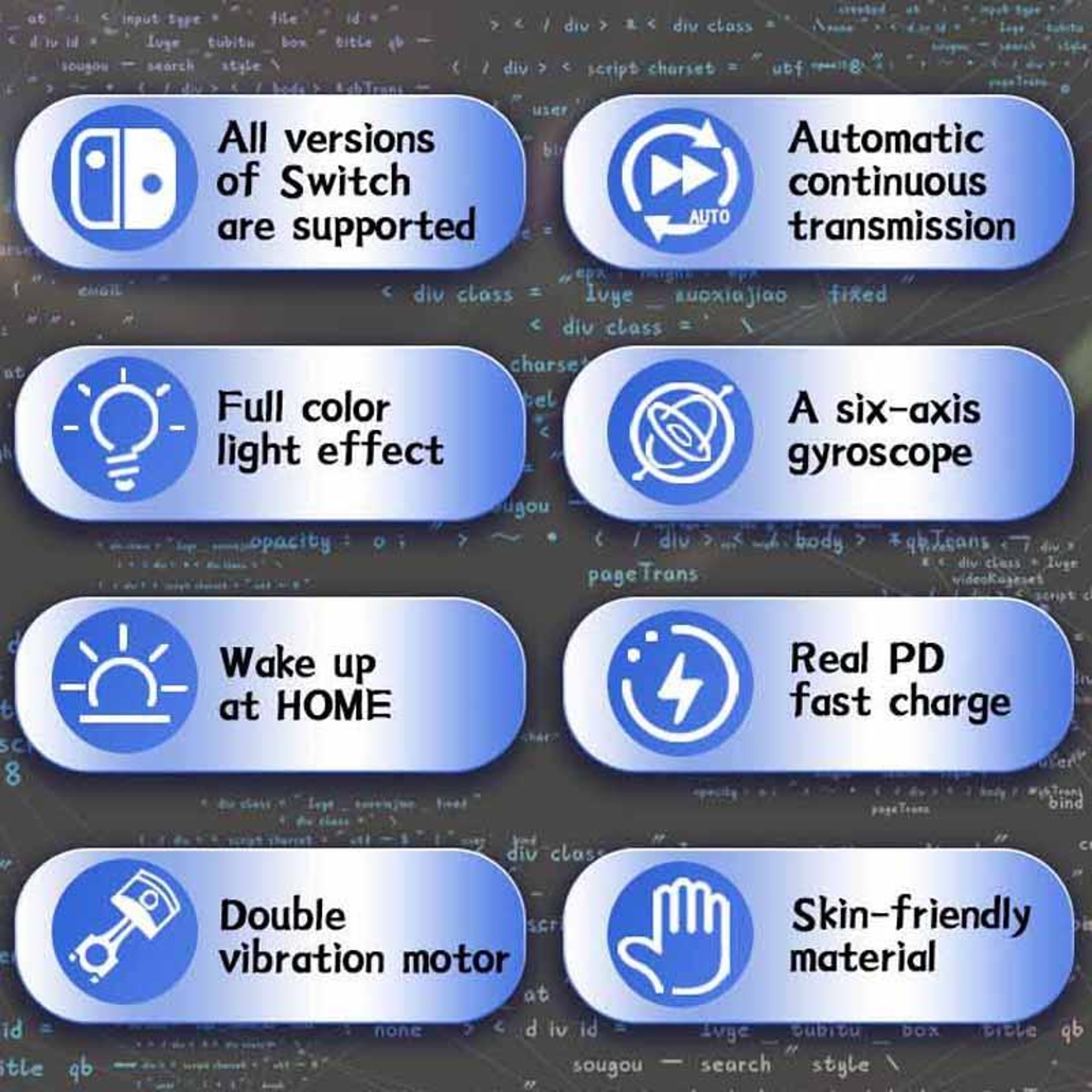 Nintendo Switch Hall Effect Controller with 6-Axis Gyro, RGB Lighting and Programmable Back Buttons – view 6