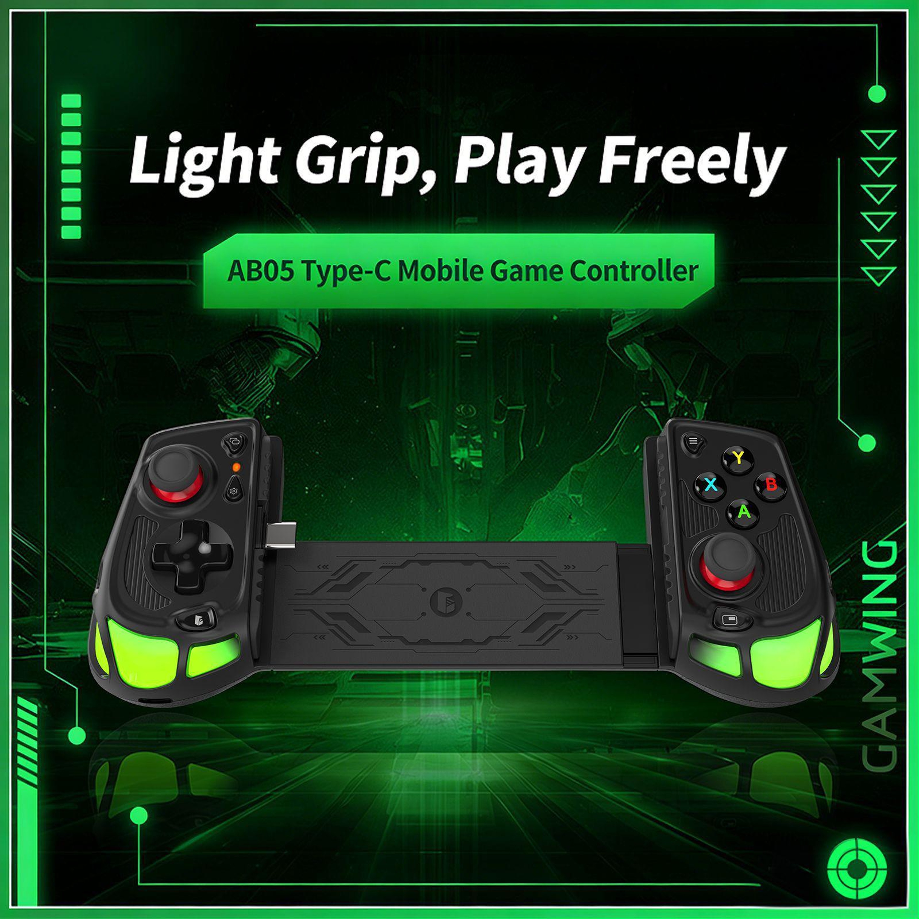 Gamwing AB05 USB-C Mobile Gaming Controller with Hall Effect Joysticks and RGB Lighting – view 3