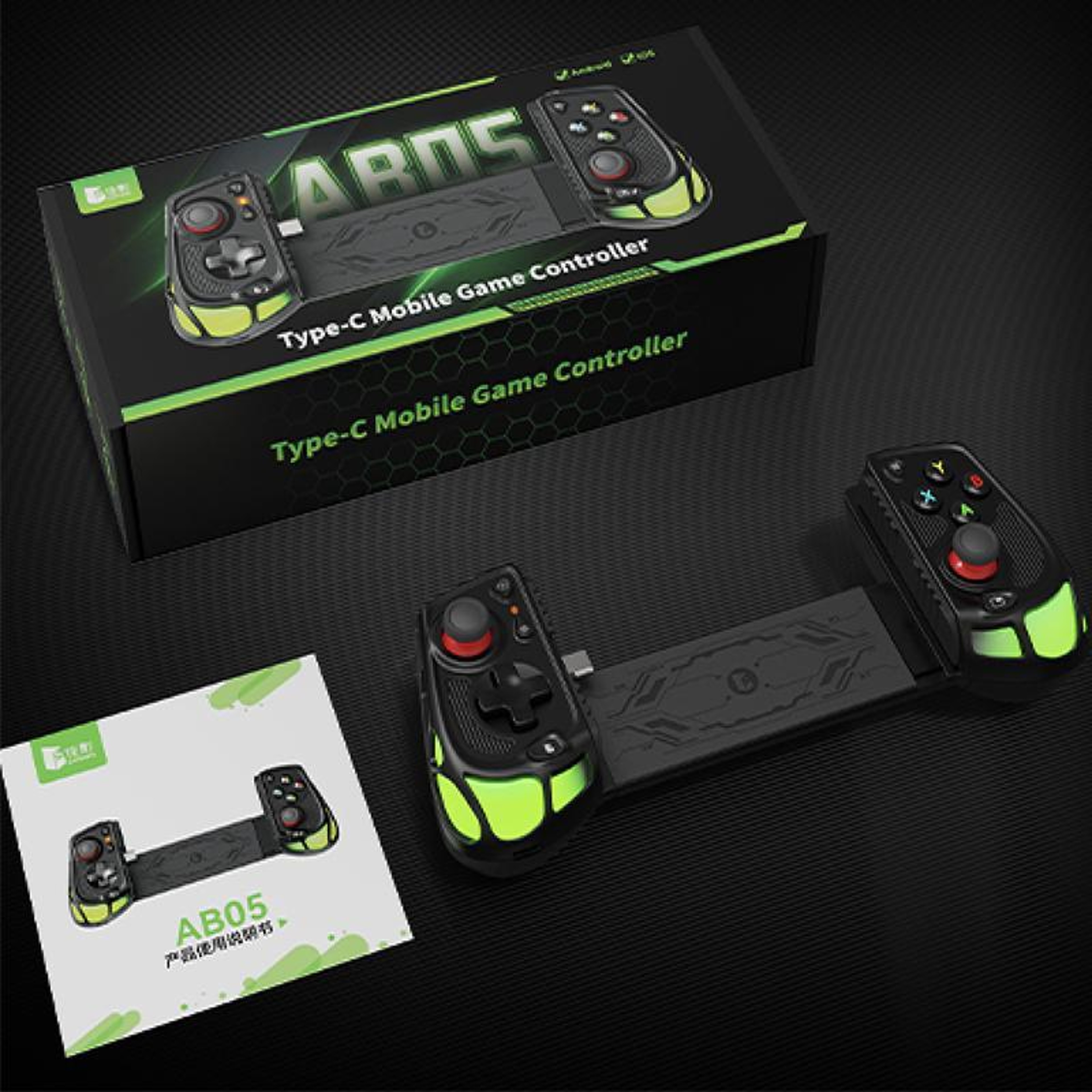 Gamwing AB05 USB-C Mobile Gaming Controller with Hall Effect Joysticks and RGB Lighting – view 9