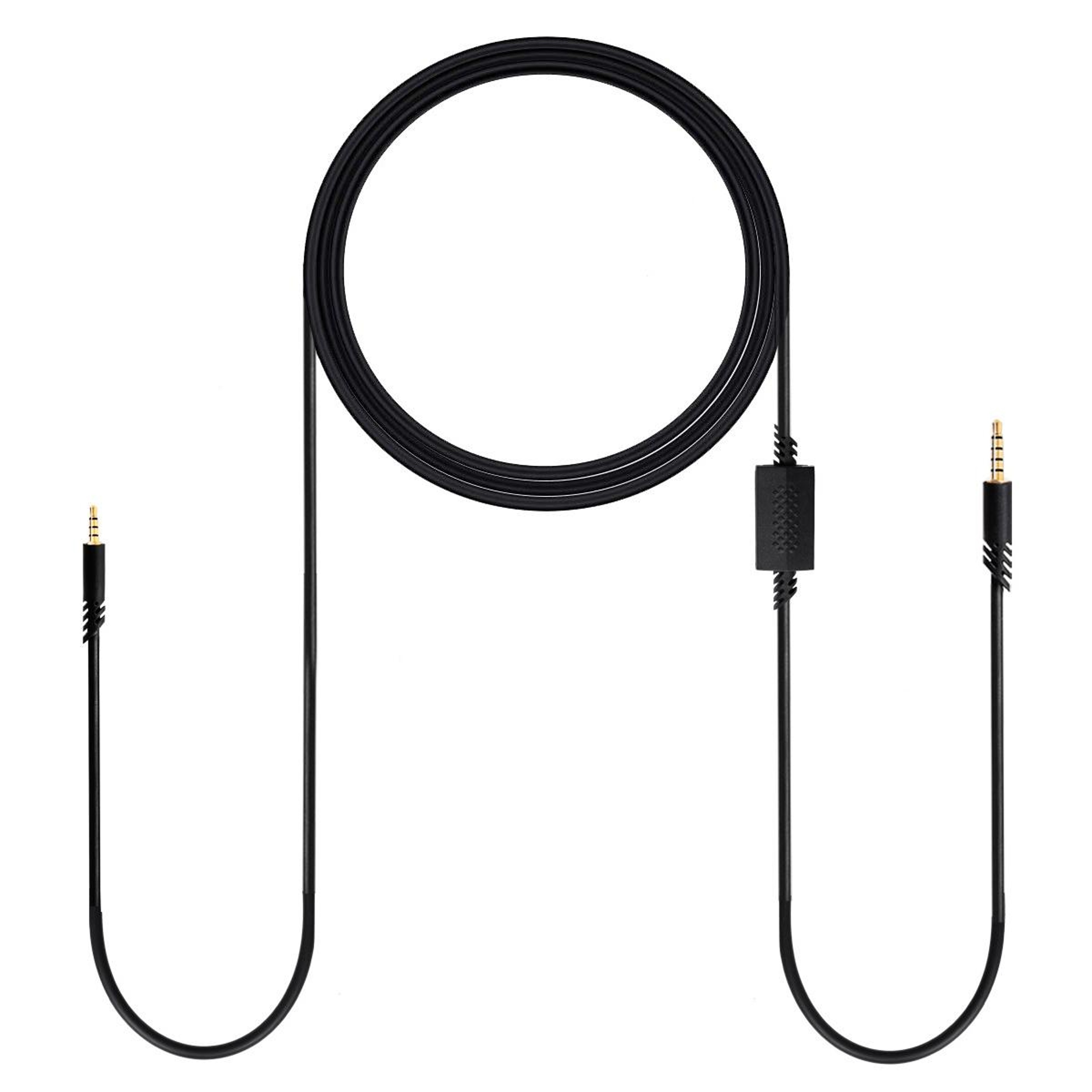ZS0179 ASTRO A10 A40 Replacement Cable 2m 3.5mm Inline Mute Cable for PS4 Gaming Headsets – view 1