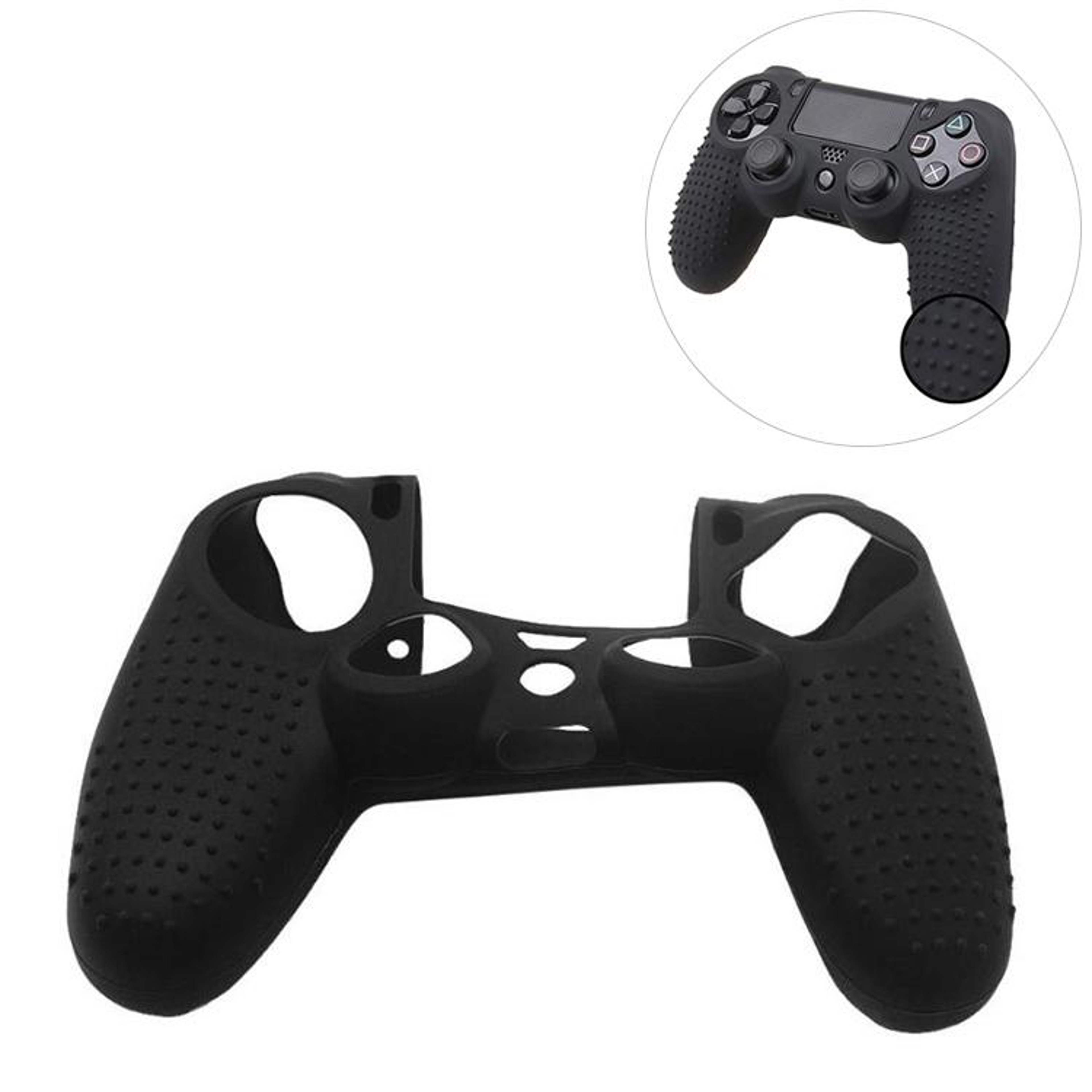 GripGuard PS4 Controller Silicone Case with Non-Slip Controller Grip and Scratch Protection – view 1