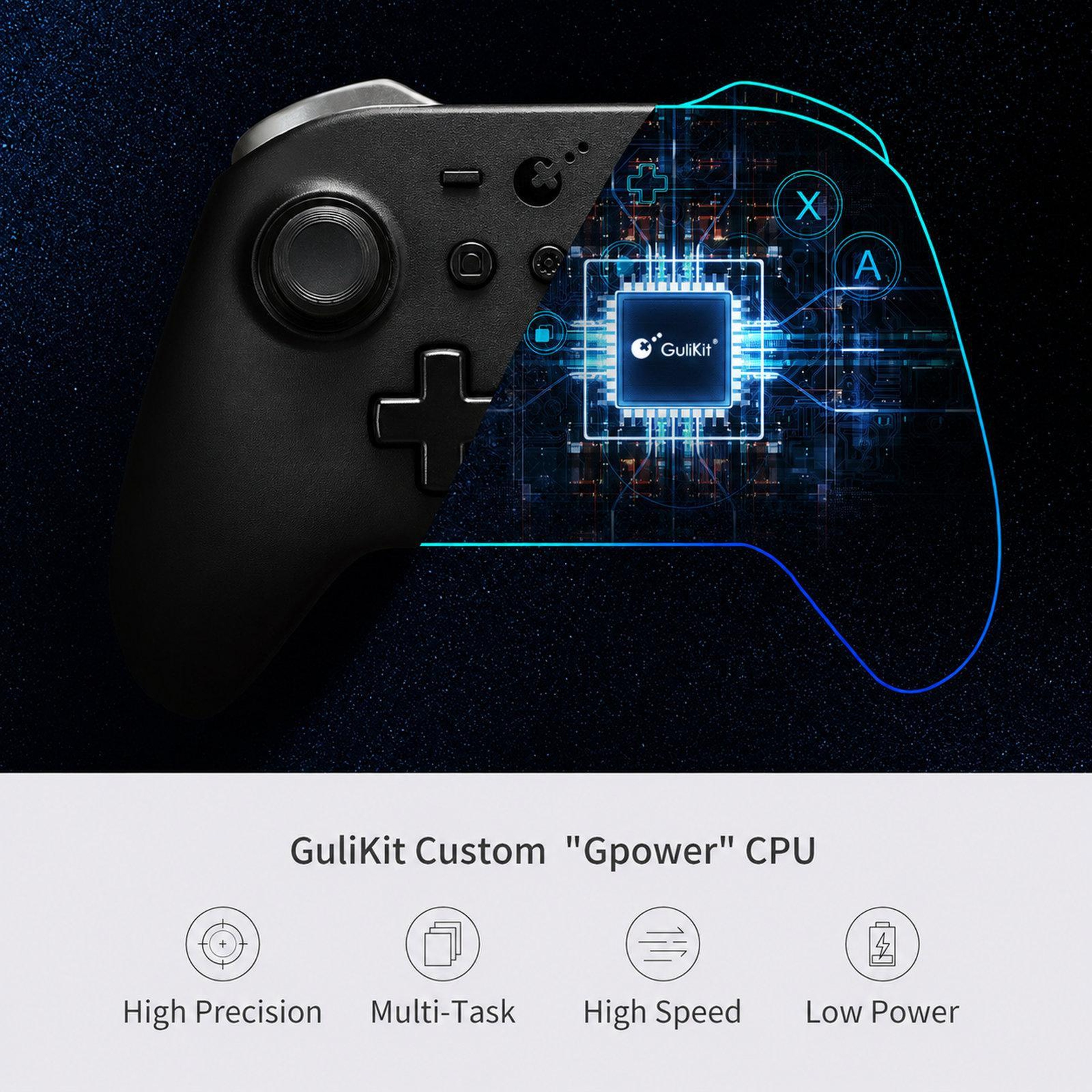 GuliKit KK2T TMR Joystick Wireless Gaming Controller with NFC and 1000Hz PC Polling – view 12