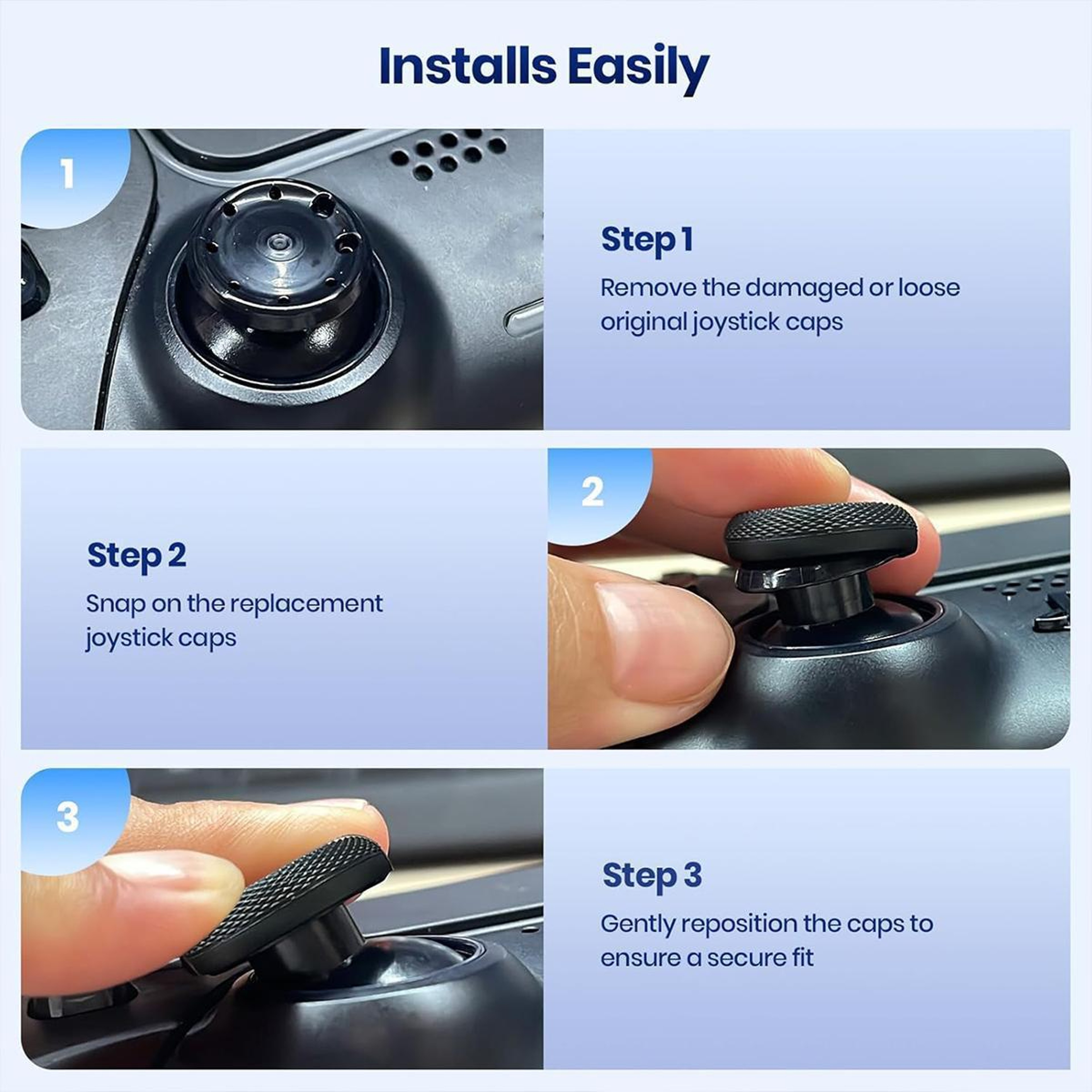 PS5 Thumb Grips and PS4 Joystick Replacement Caps – view 7