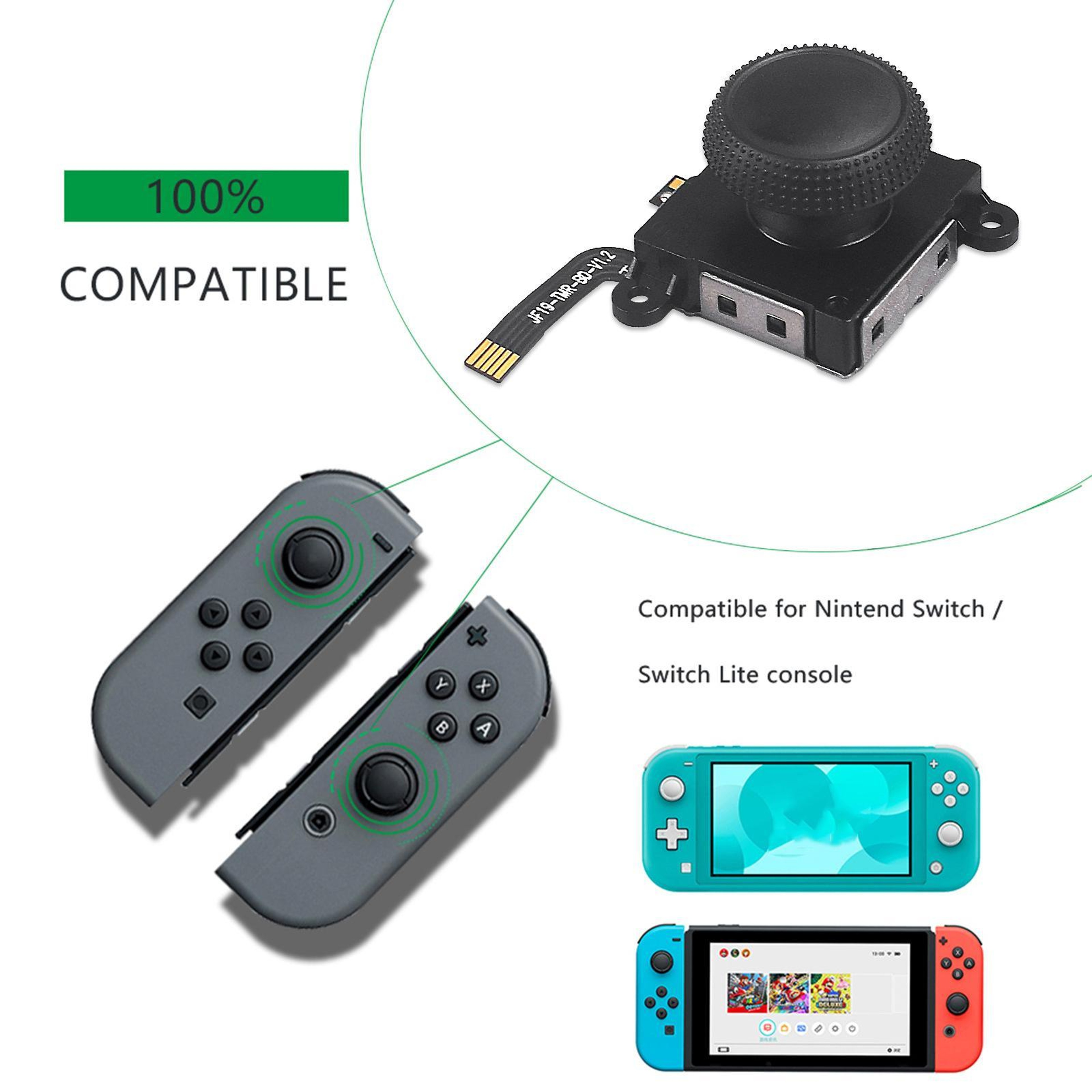 TMR Hall Effect Joystick Replacement for Nintendo Switch and Switch Lite Joy-Con Drift Repair – view 4