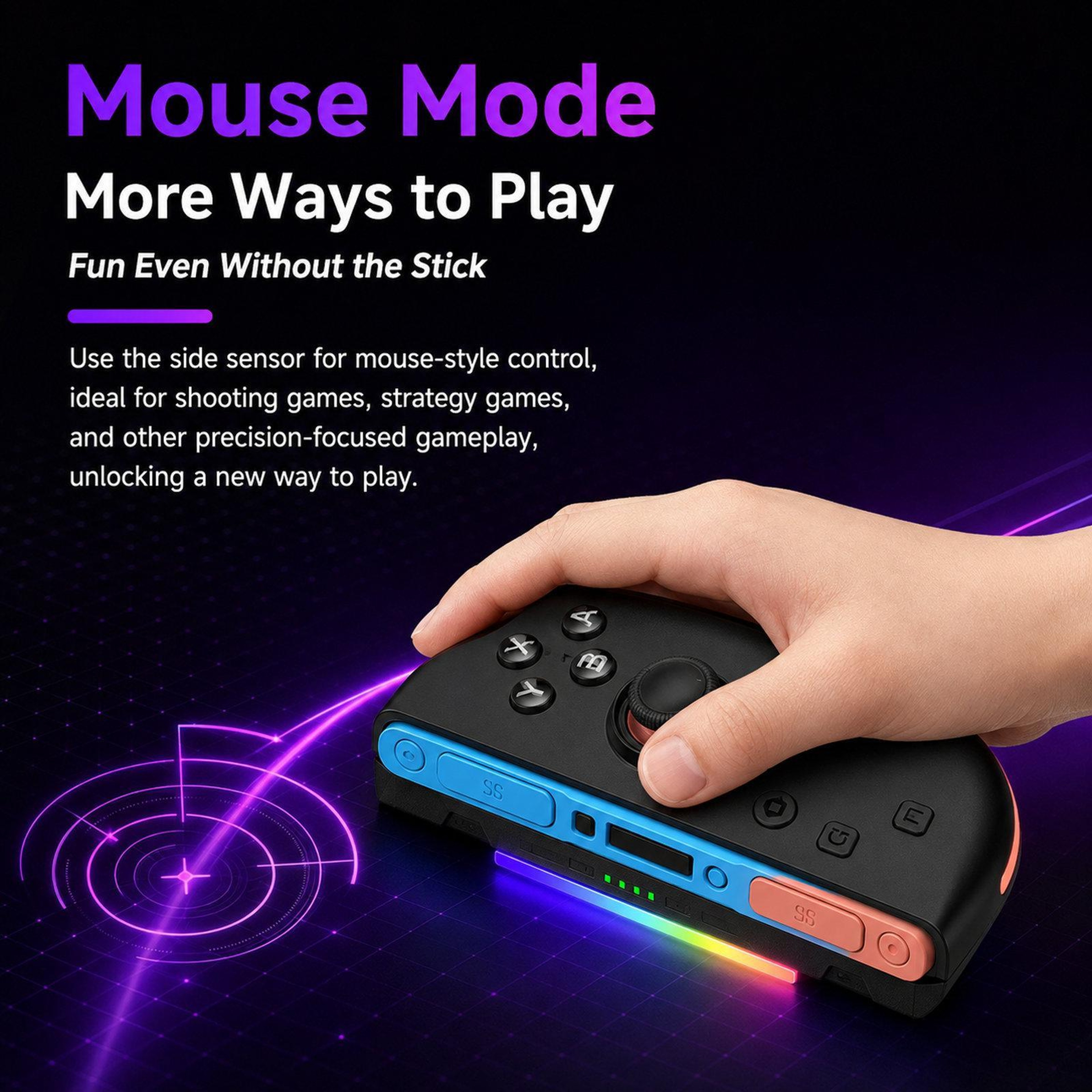 Nintendo Switch 2 Magnetic Controller with Hall Effect Joysticks, RGB and 9-Axis Motion – view 9