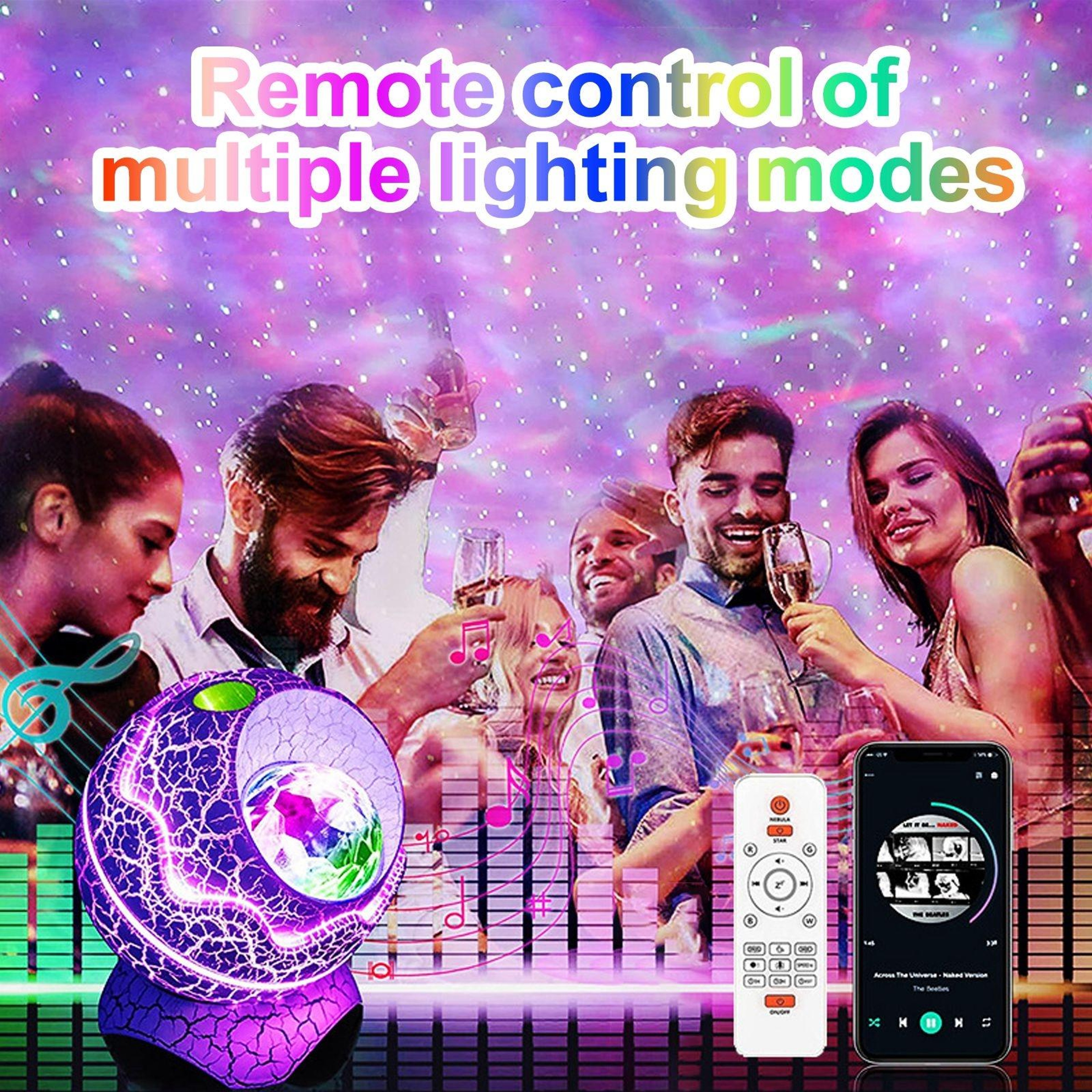 Galaxy Star Projector Night Light with Bluetooth Speaker, Remote Control & Timer – view 7
