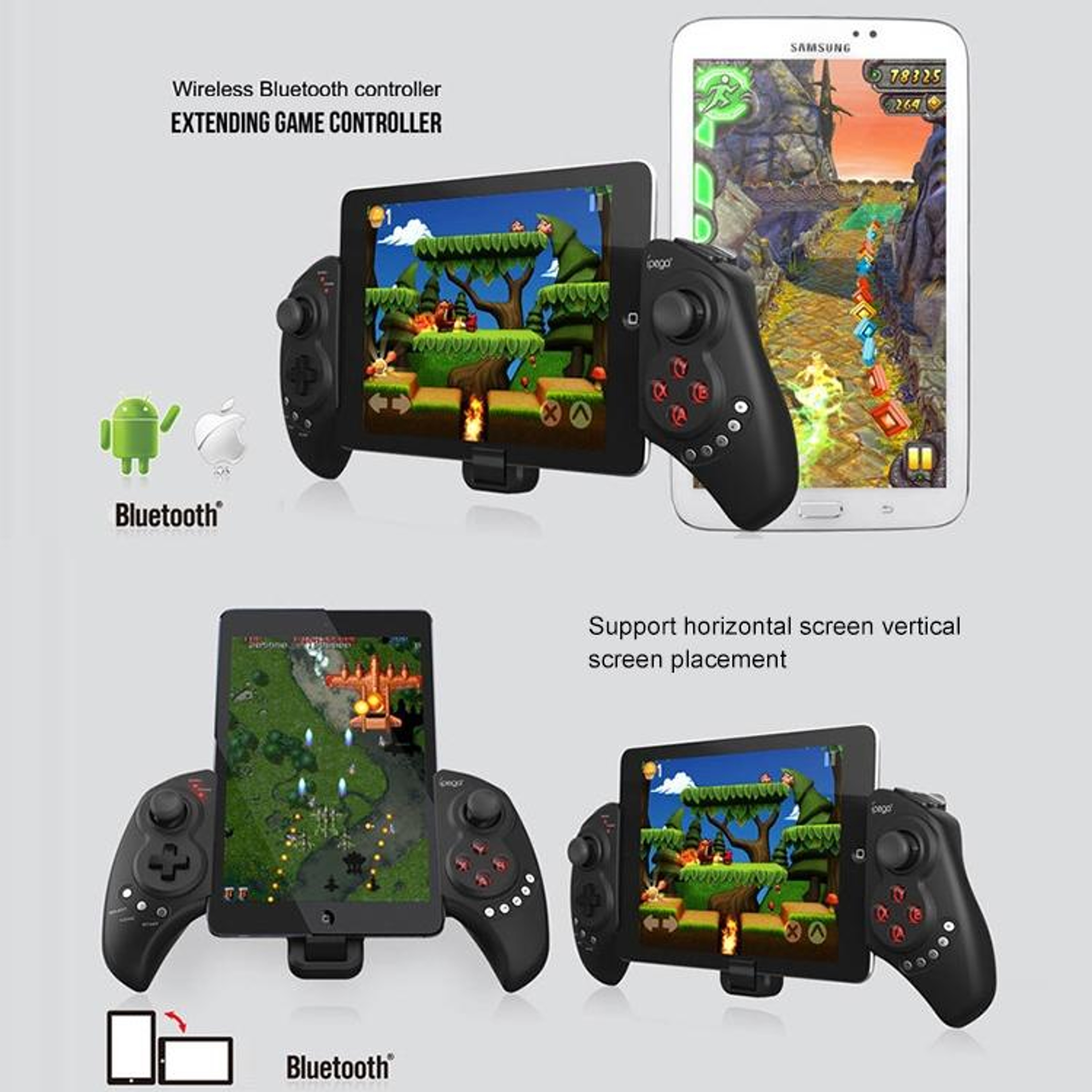 iPEGA PG-9023S Android Bluetooth Game Controller Telescopic Gamepad for Phones and Tablets – view 5
