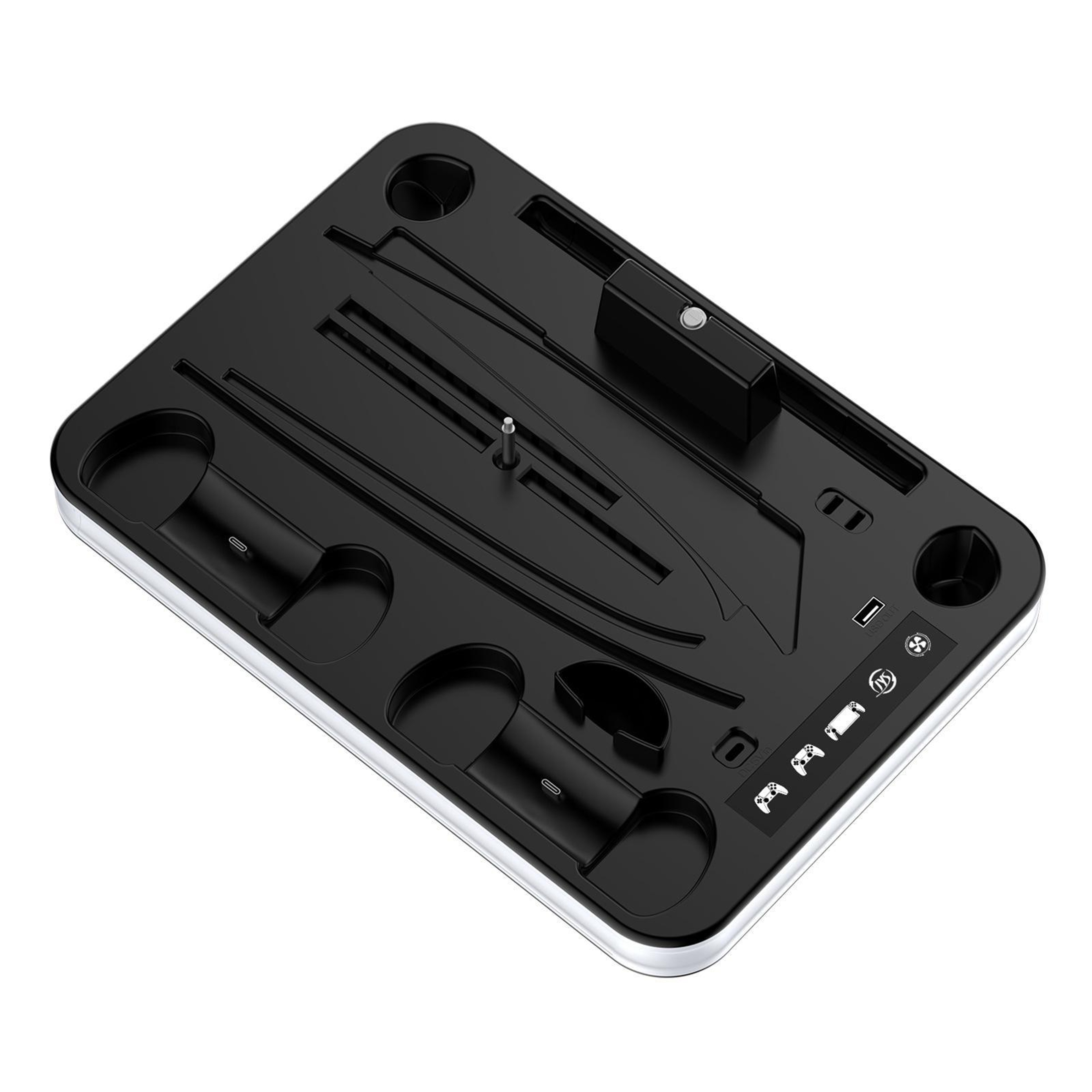 JYS PS5 Cooling Stand and Controller Charging Station for PS5 Slim and PS Portal – view 4