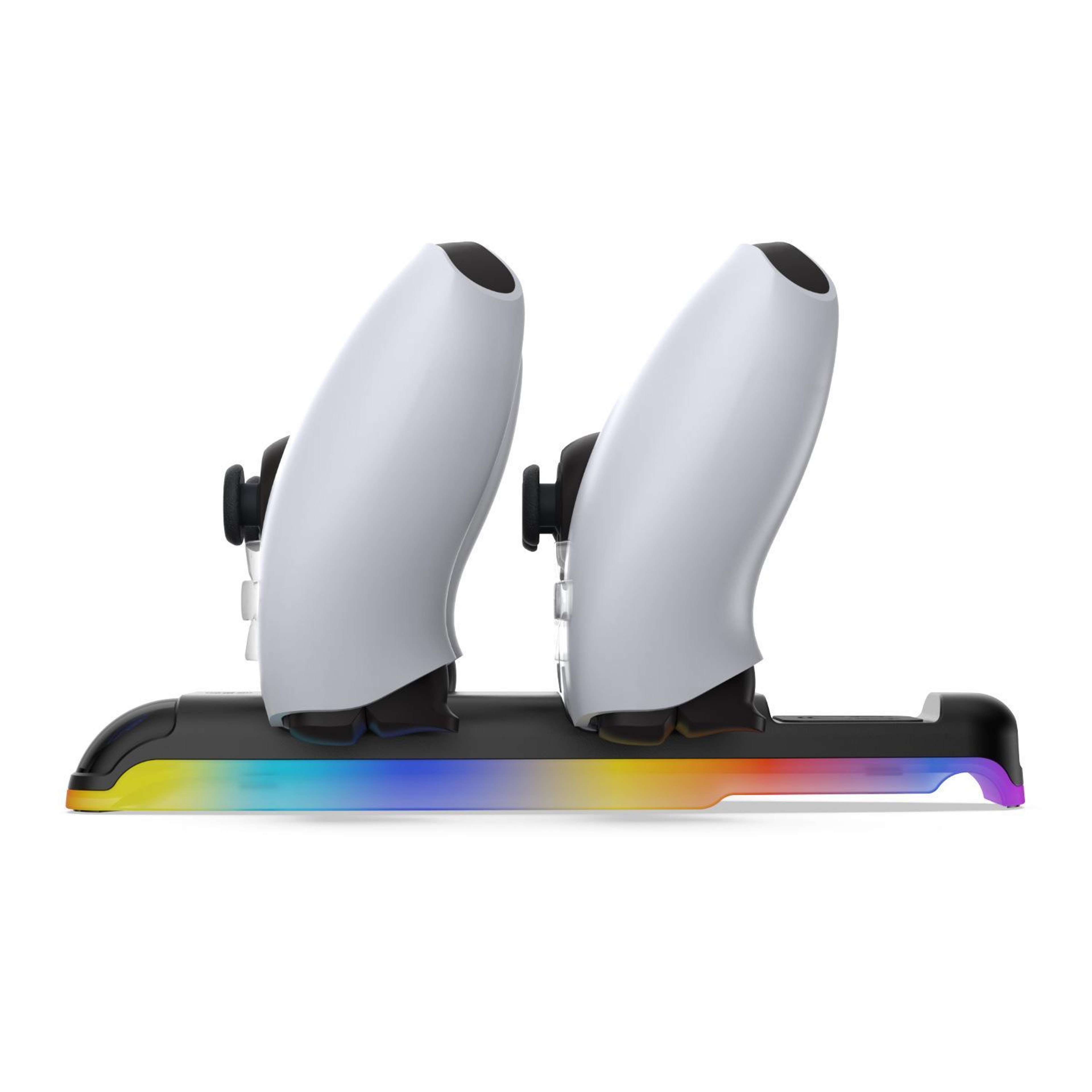 DOBE TP53597 PS5 Slim Charging Stand With Headset Holder And RGB Light Black 4