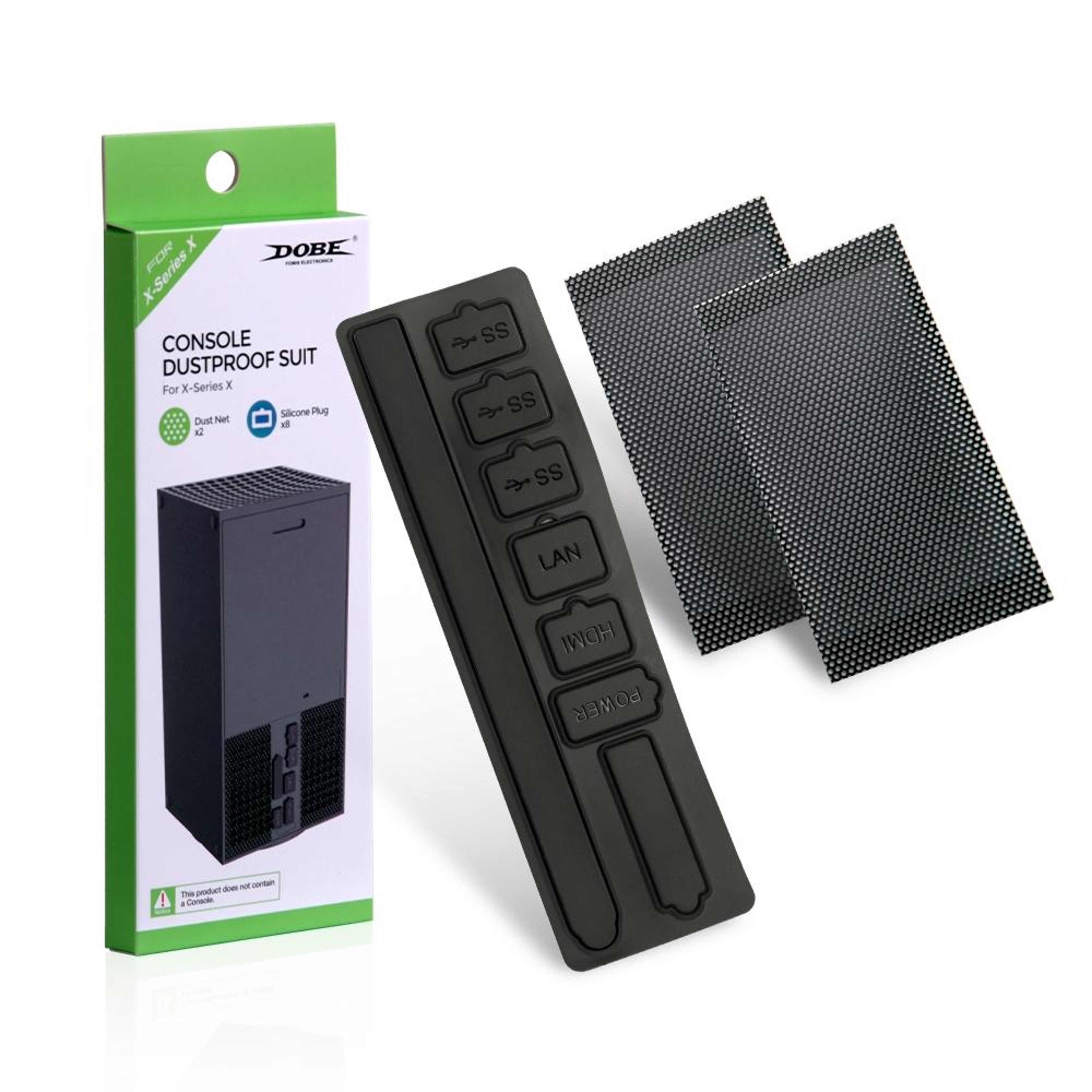 DOBE TYX-0670 Xbox Series X Dust Filter and Silicone Port Protection Kit – view 2