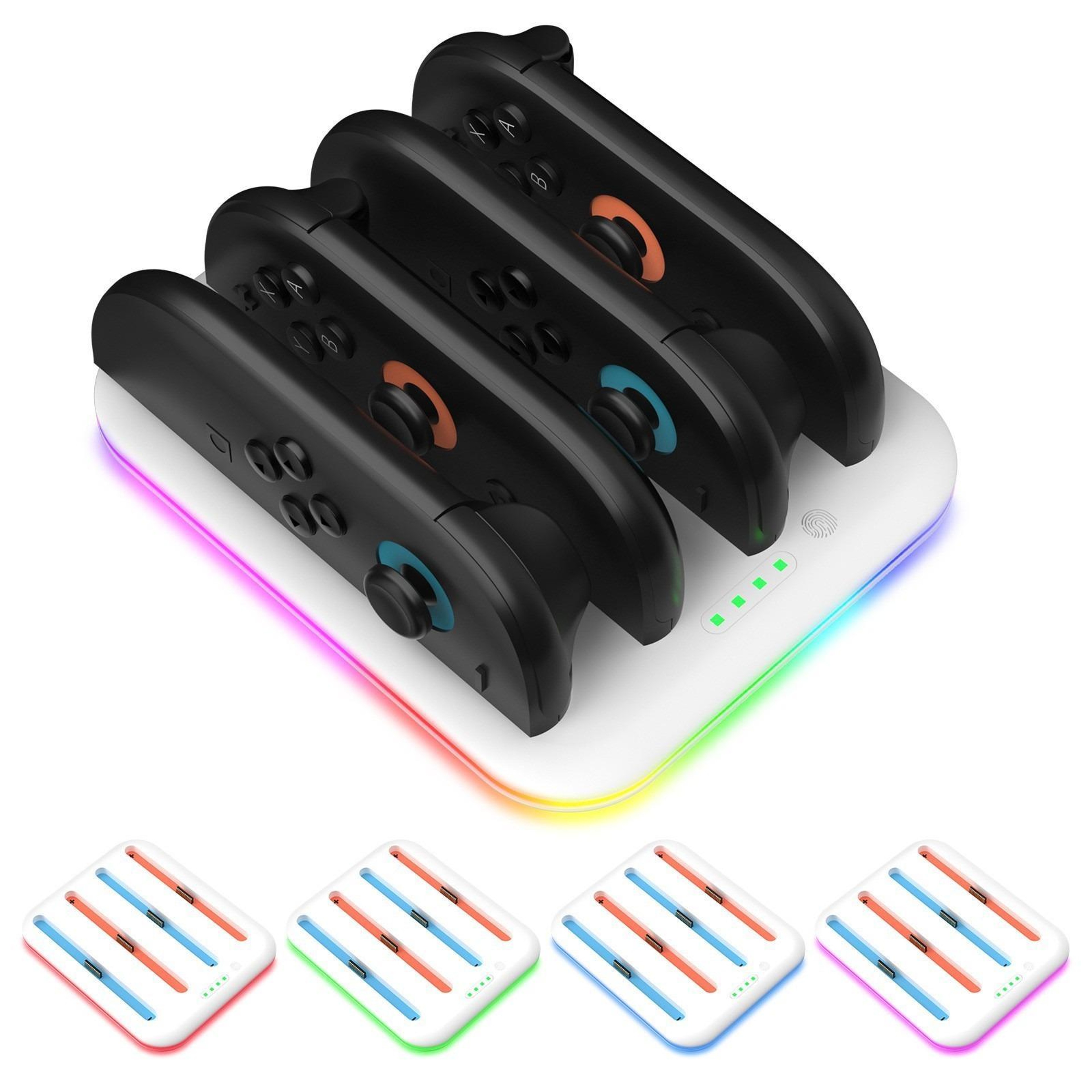 Nintendo Switch 2 Controller Charger 4-in-1 Joy-Con Charging Dock with RGB Lights – view 11