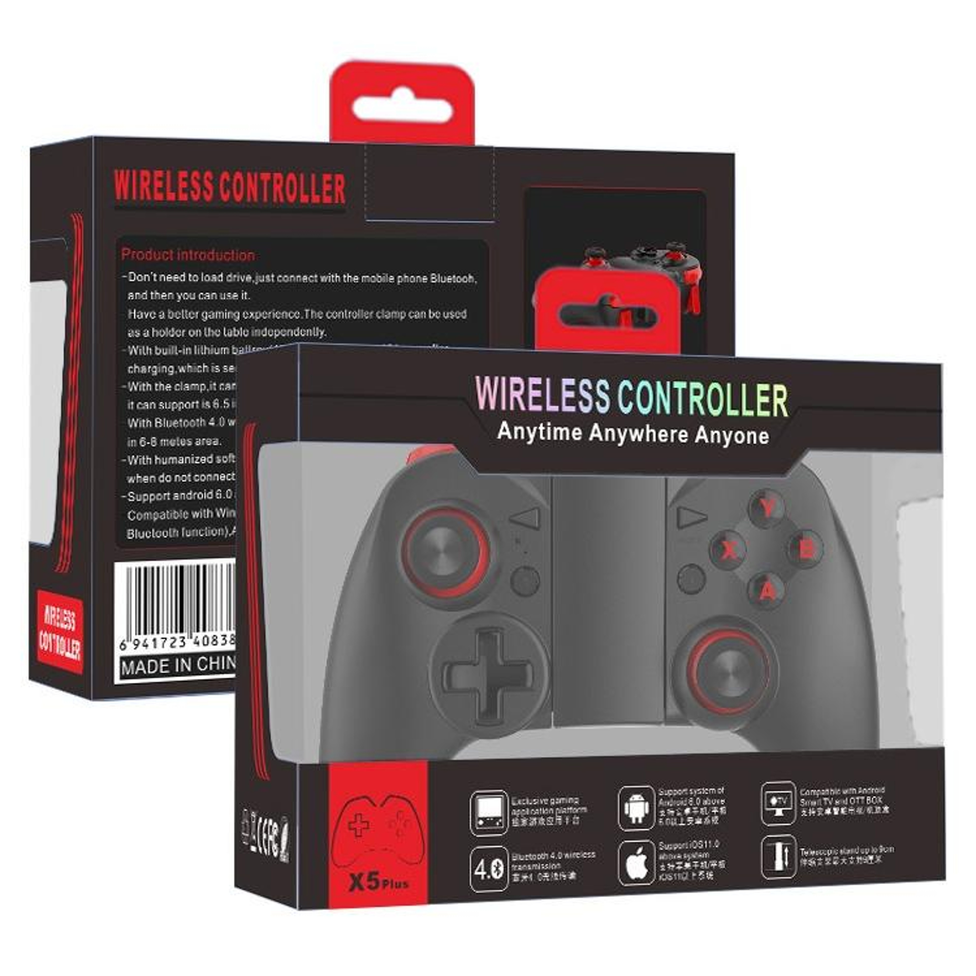 MB-838 X5Plus Wireless Gamepad with Bluetooth and 2.4G for Android, iOS, PC and PS3 – view 6