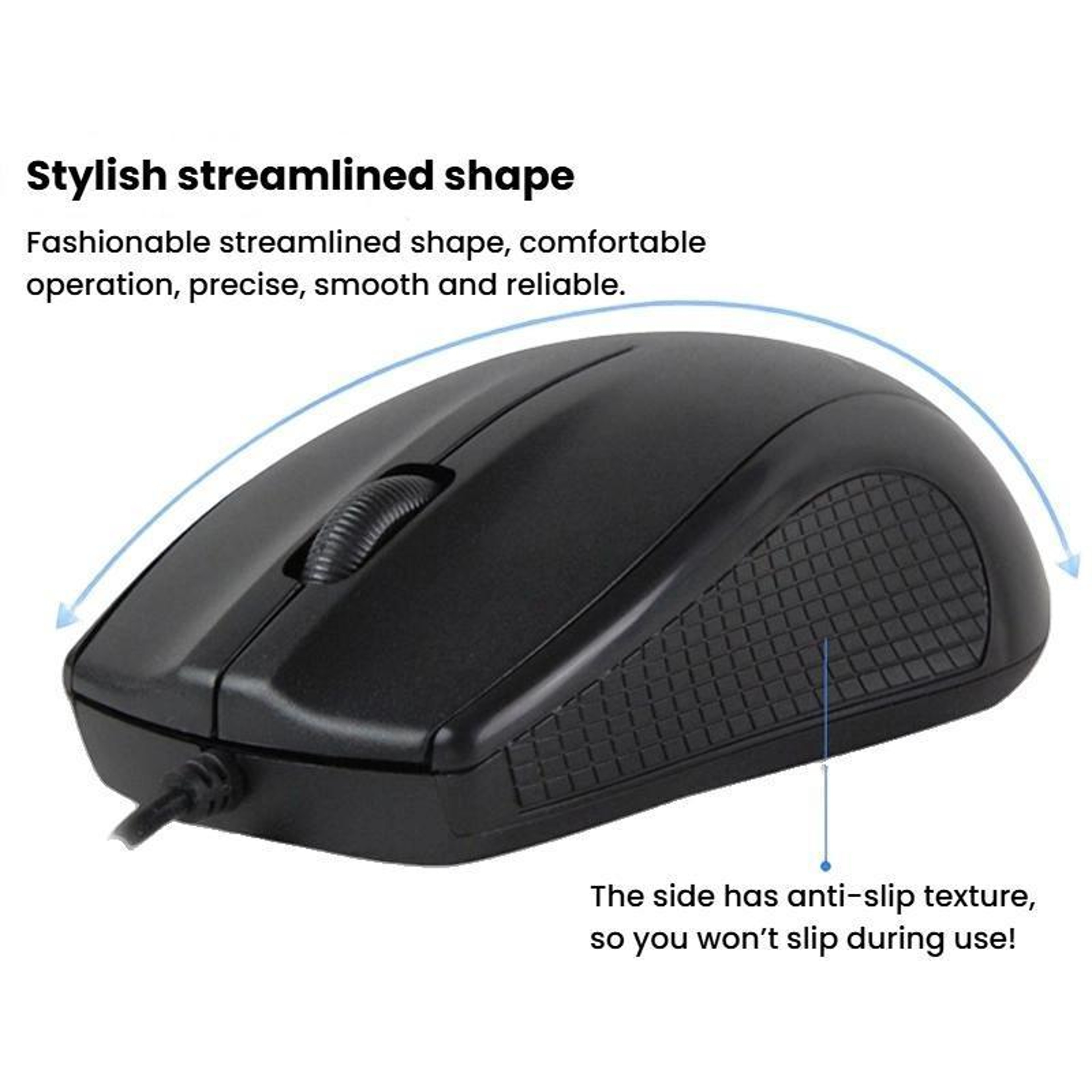 Little Kangaroo DS-911 PS2 Wired Mouse 1200 DPI Ambidextrous Optical Mouse for Office and Home – view 4