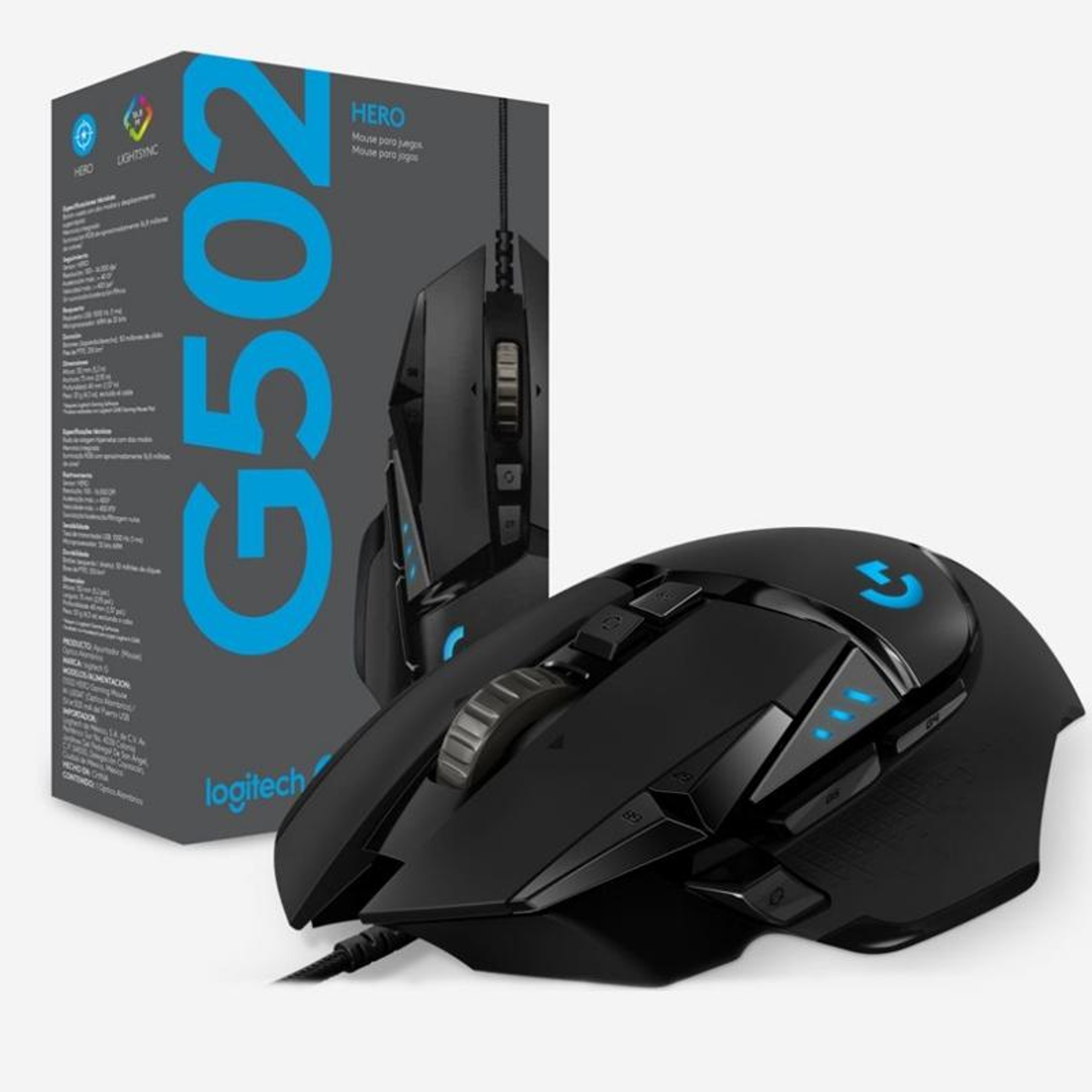 Logitech G502 HERO Wired Gaming Mouse with 11 Programmable Buttons and RGB – view 12