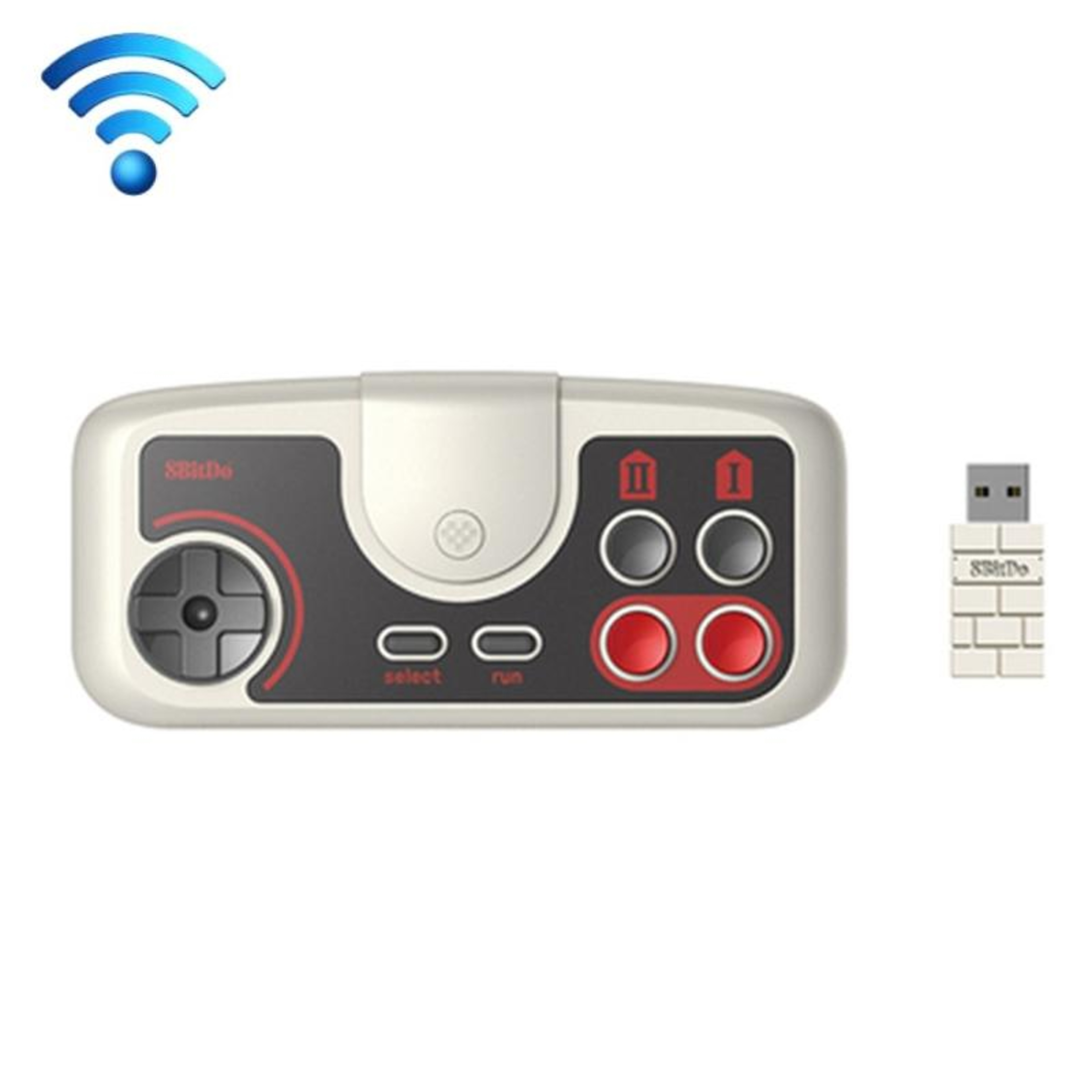 8BitDo PCE 24G Wireless Gamepad For Switch Retro Controller With Turbo Light Gray 2