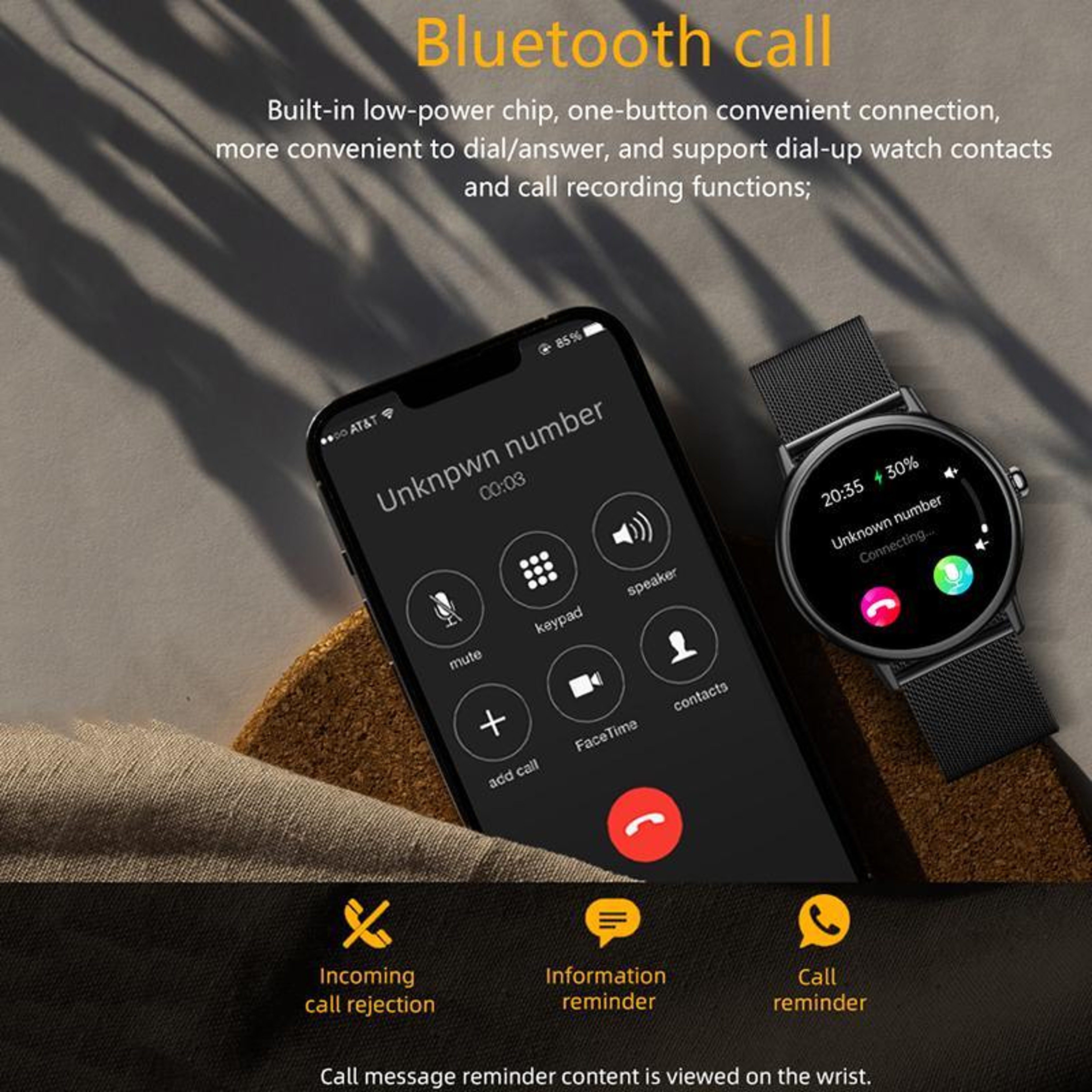 LOANIY Y86 AMOLED Smartwatch with Bluetooth Calling, Heart Rate Monitoring and 100+ Sports Modes – view 7