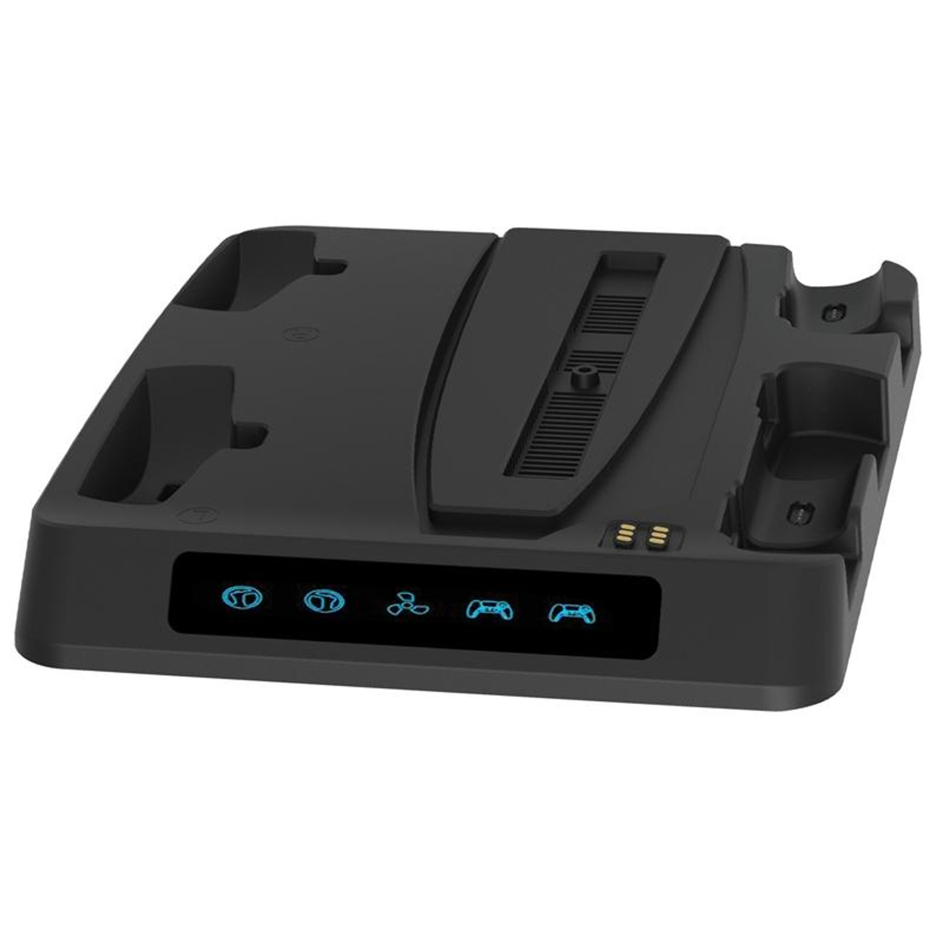 PSVR2 Charging Station and PS5 Controller Charger with Cooling Fan and Storage Stand – view 2