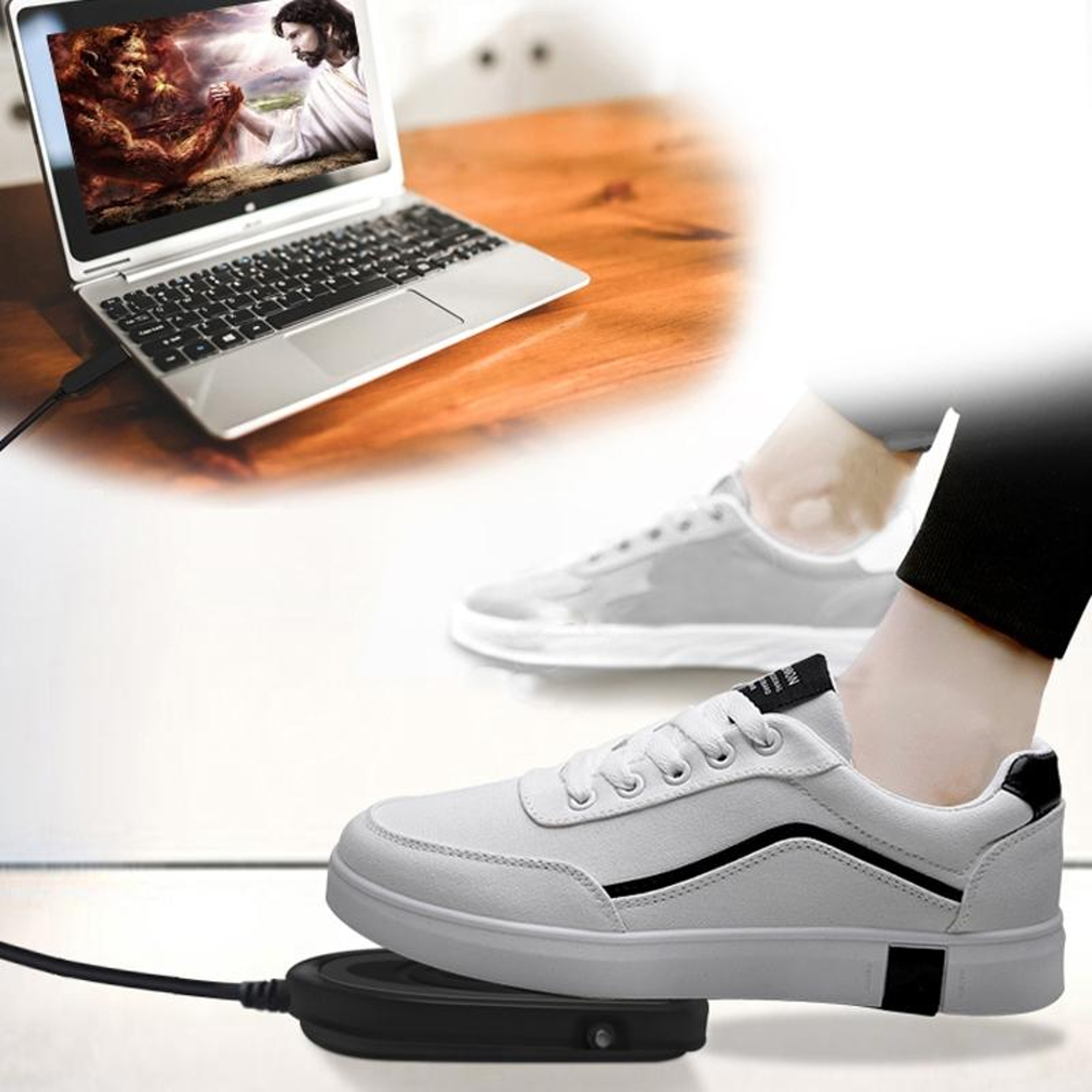 PCsensor FS2019 USB Foot Pedal Switch Programmable Computer Keyboard and Mouse Control – view 7
