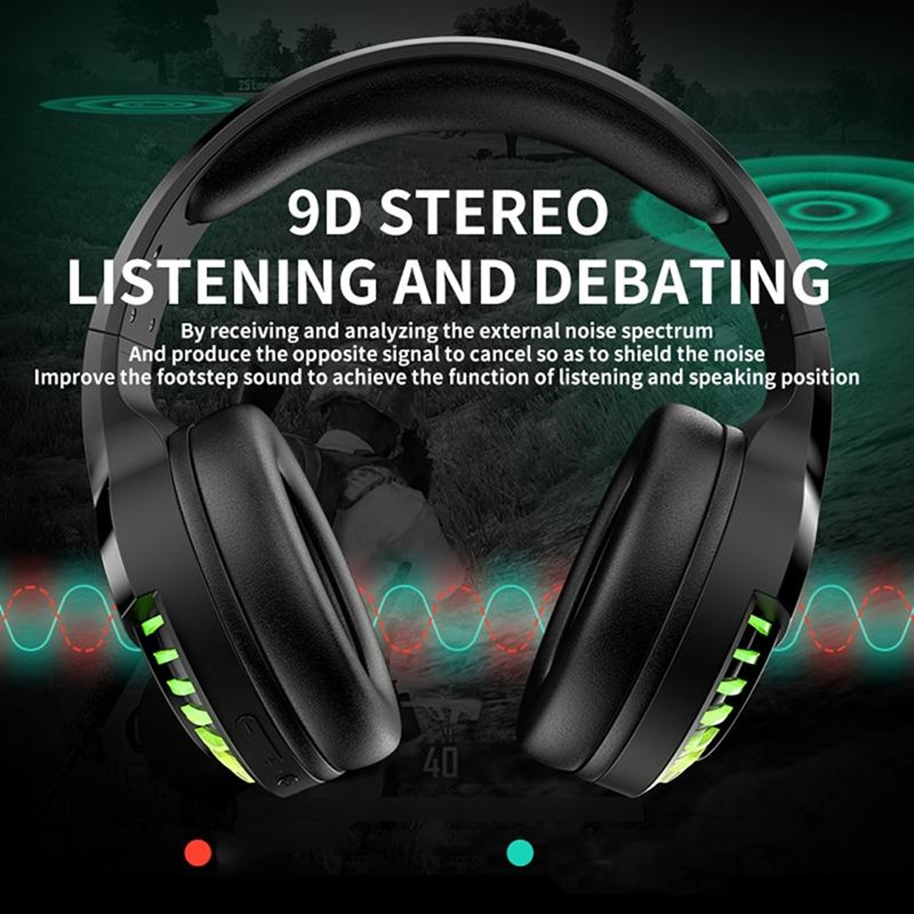 SH33 Pink Bluetooth Gaming Headset With RGB Noise Reduction And WiredWireless Mode 4