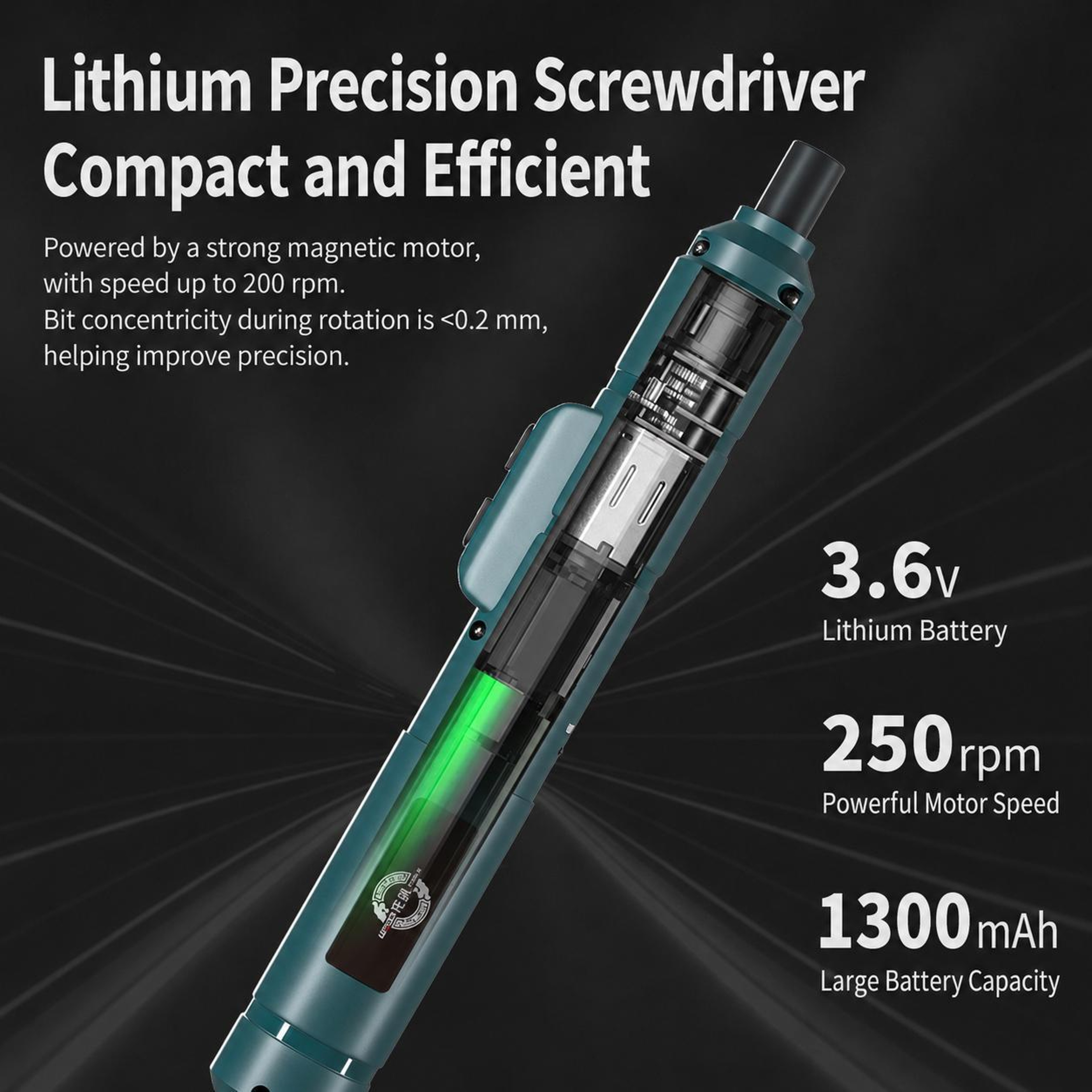 Dual-Torque Precision Electric Screwdriver for Electronics Repair – view 4