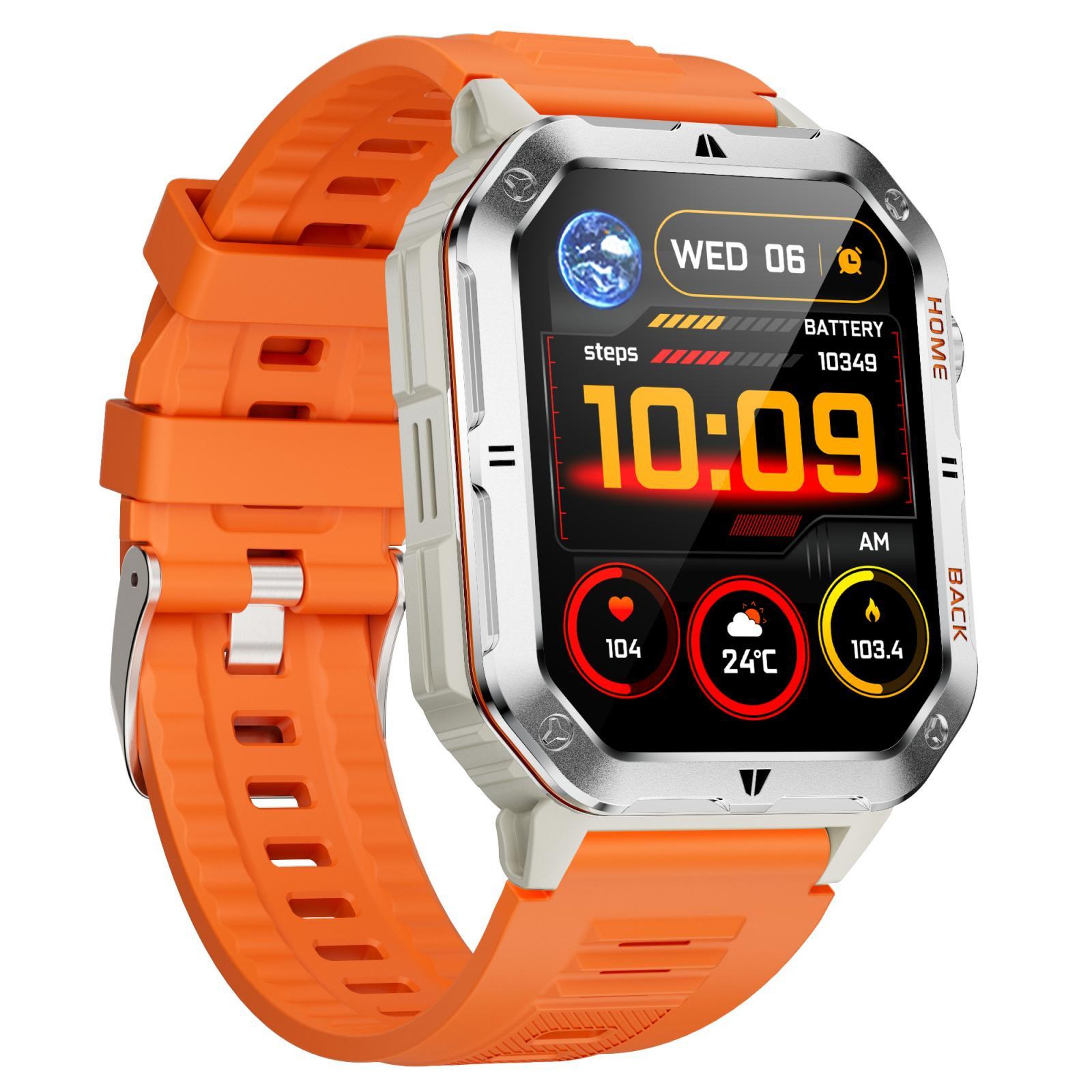 MT62 Outdoor Smartwatch and Fitness Tracker Watch with Bluetooth Calling, Flashlight and 1000mAh Battery – view 19