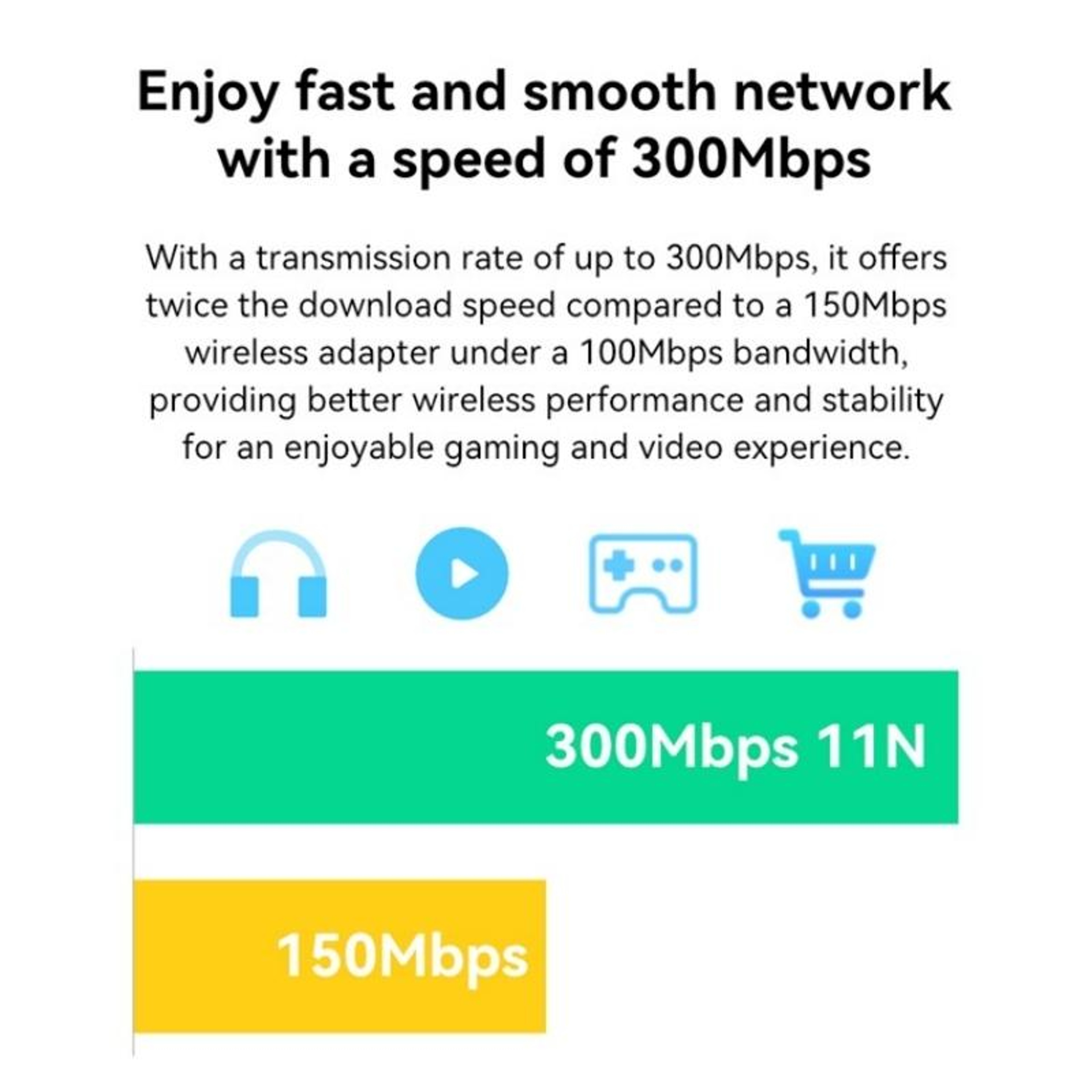 LB-LINK BL-WN351 300Mbps USB WiFi Adapter for PC and Laptop with WiFi Hotspot Mode – view 4