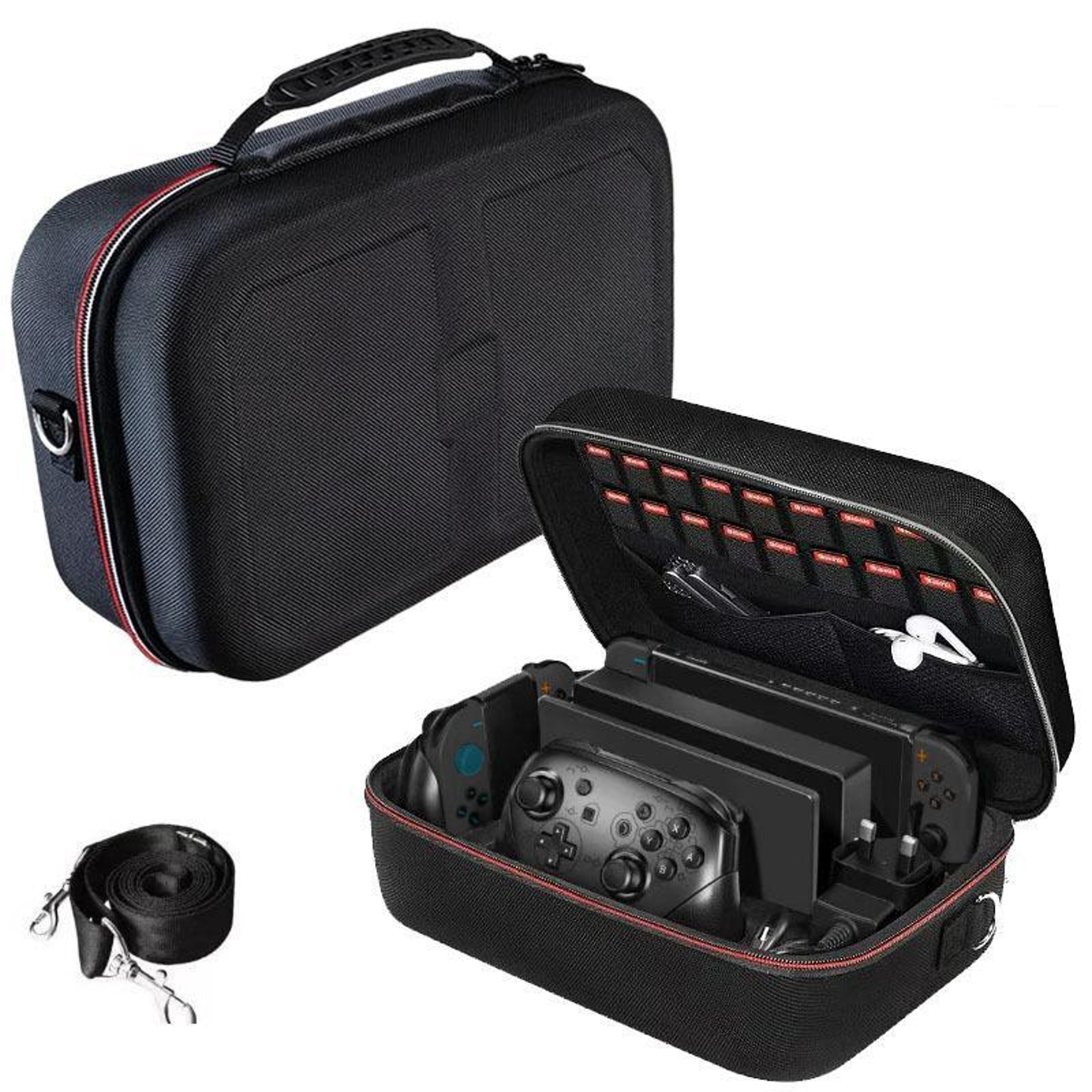 Nintendo Switch 2 Hard Shell Carrying Case with Removable Organizer for Console and Accessories – view 1
