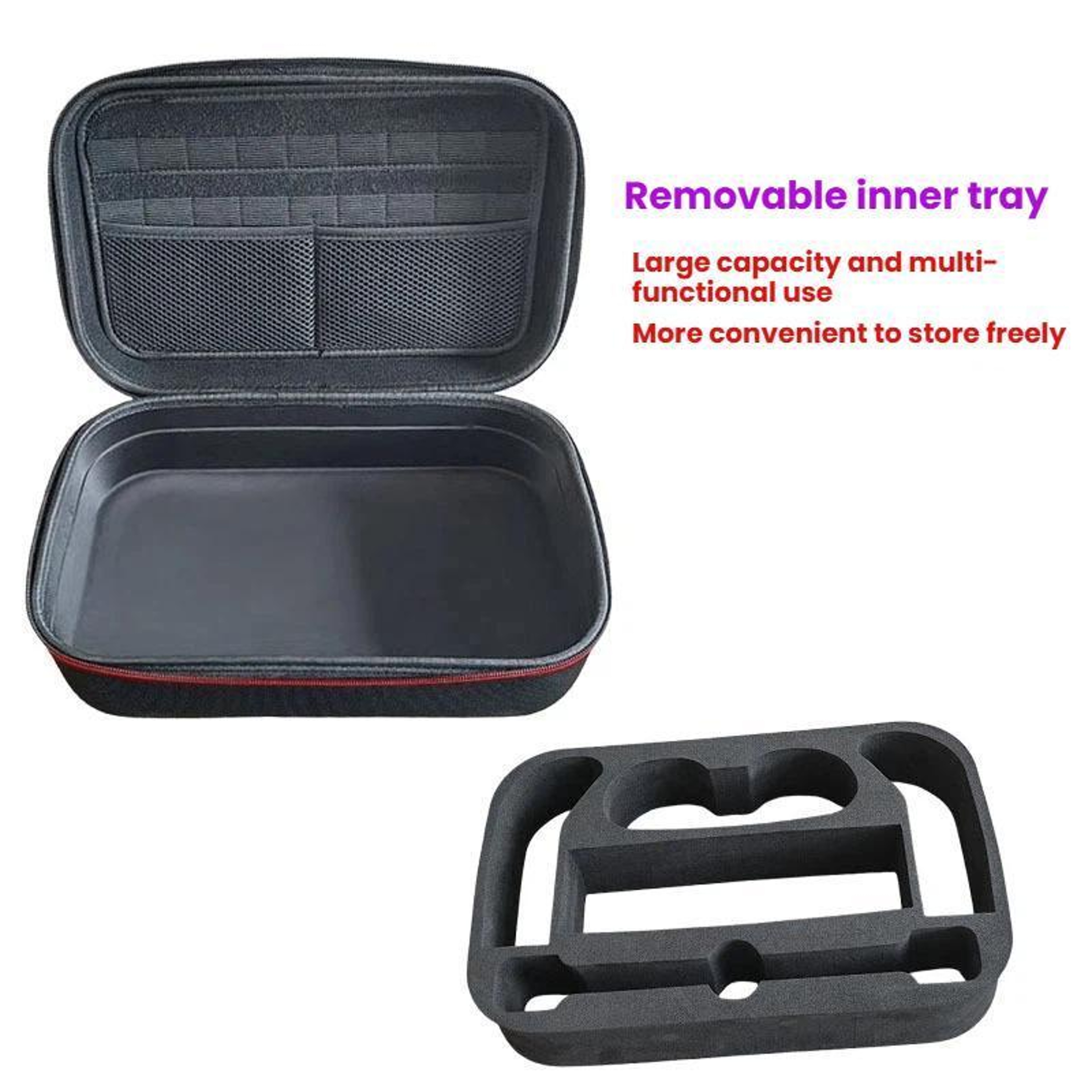 Nintendo Switch 2 Hard Shell Carrying Case with Removable Organizer for Console and Accessories – view 3