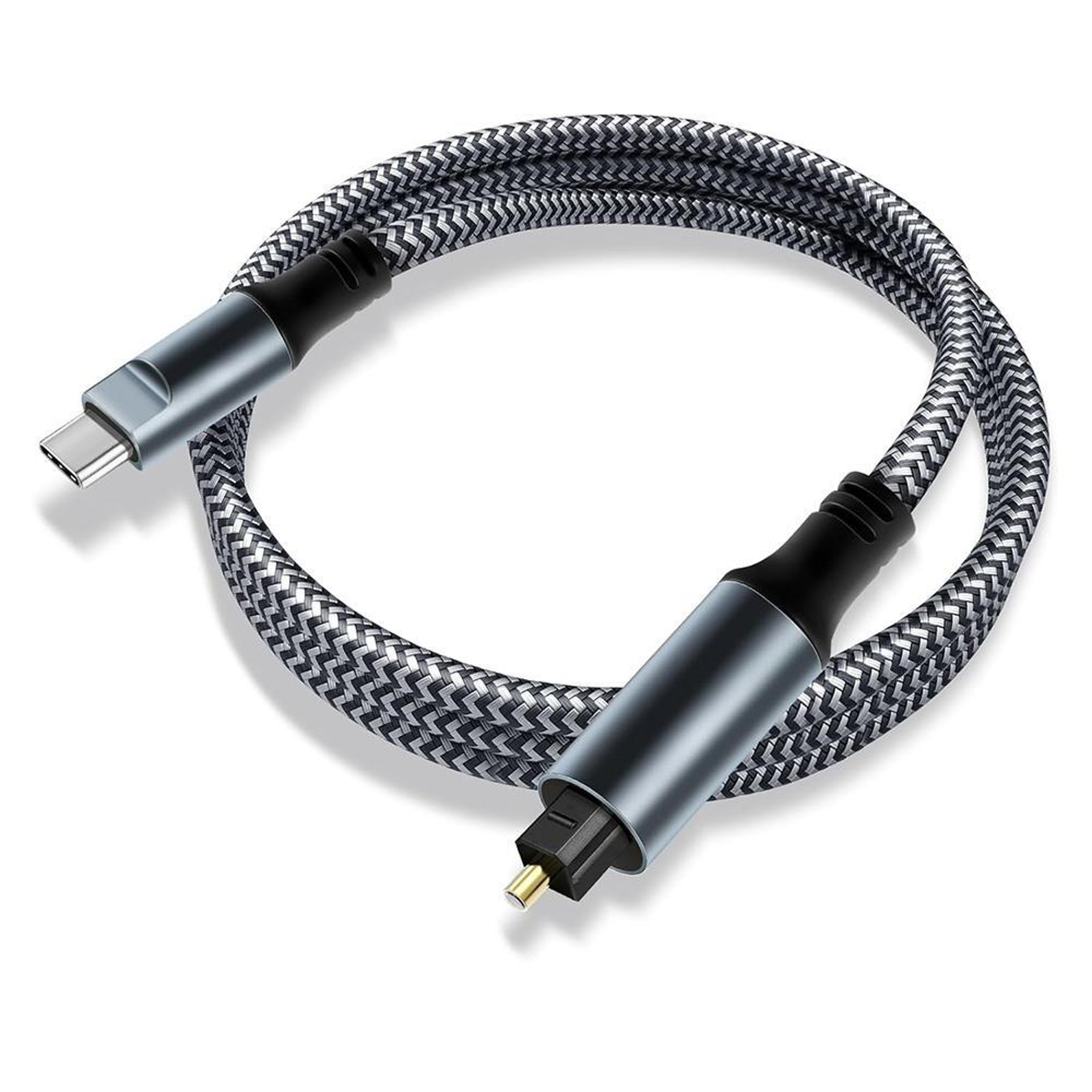 JUNSUNMAY 1.8m USB C to Toslink SPDIF Optical Audio Cable 32-Bit 192kHz – view 7