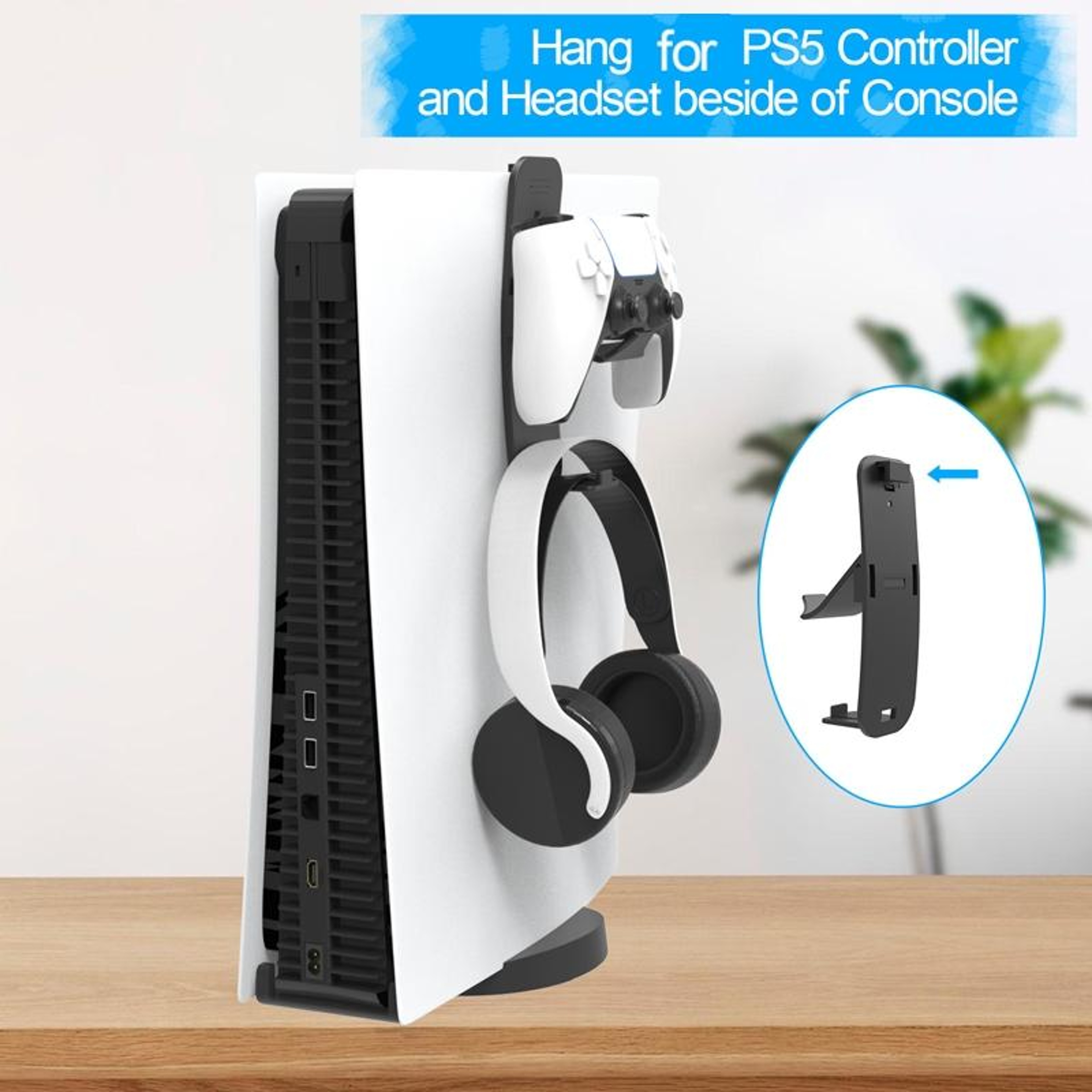 JYS NS243 Nintendo Switch Accessory Organizer and Controller Wall Mount – view 4