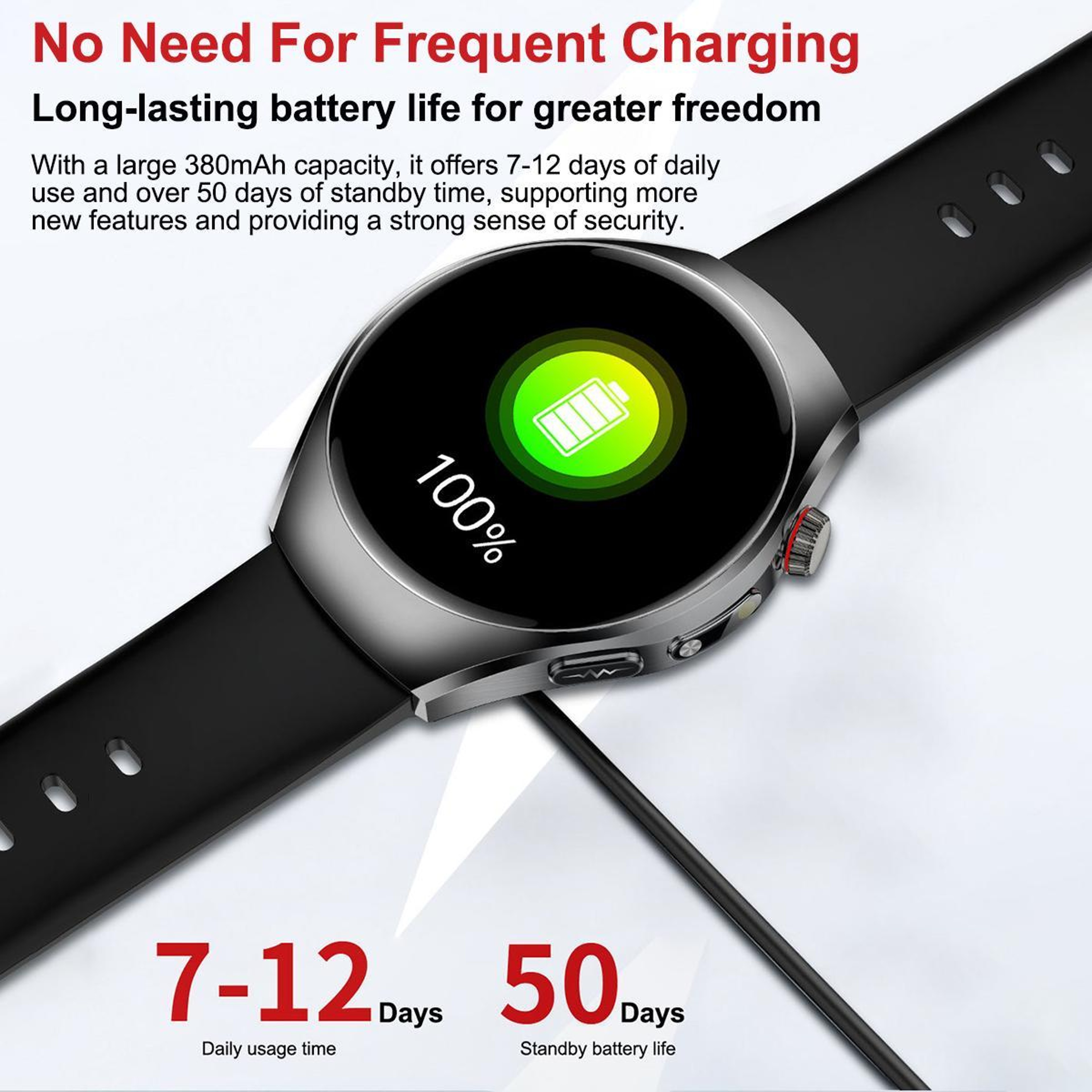 ET460 ECG Smartwatch with Bluetooth Calling, Health Monitoring and 1.47-Inch Display – view 10