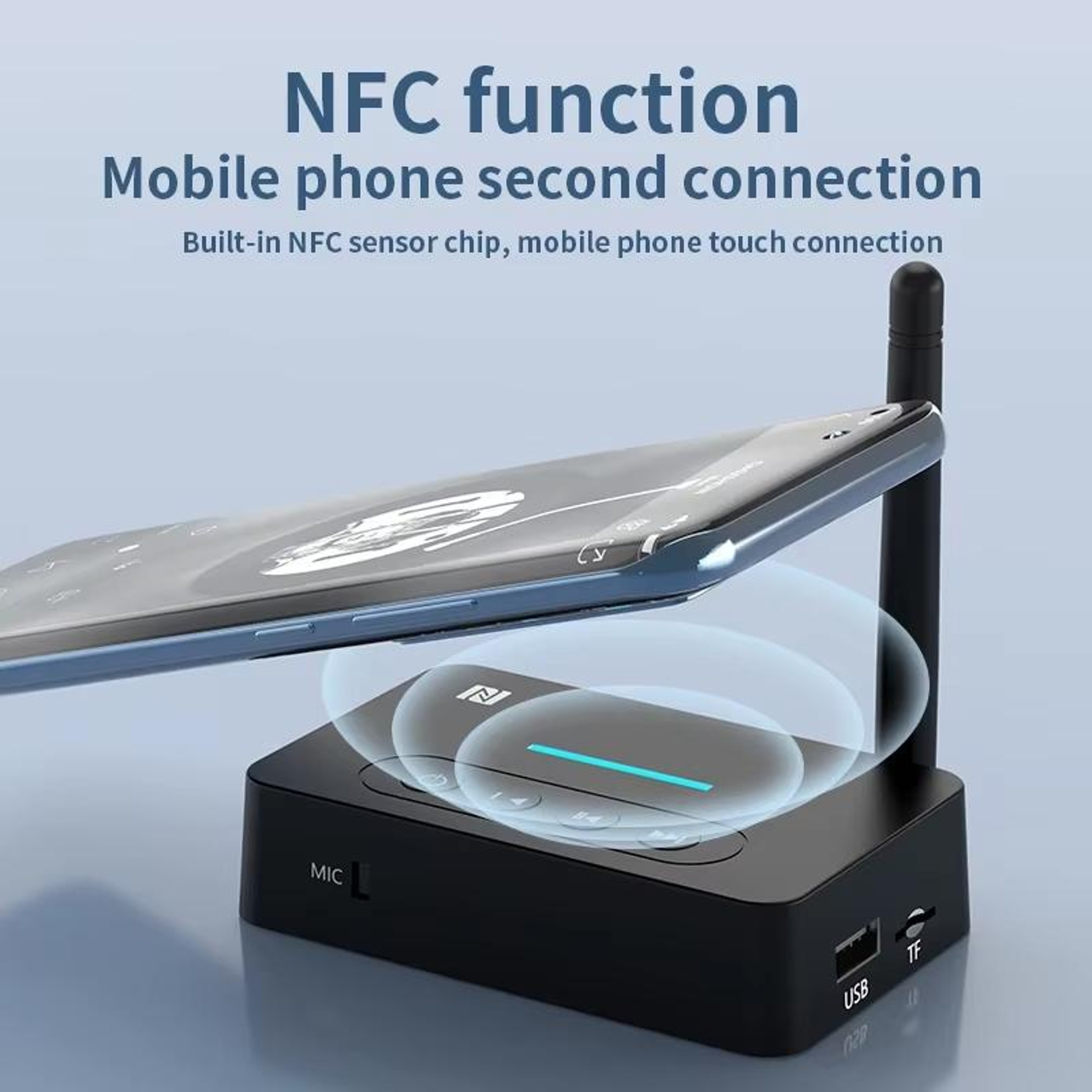 D9 Bluetooth 5.1 Receiver Transmitter with NFC for Car, TV and Home Audio – view 13