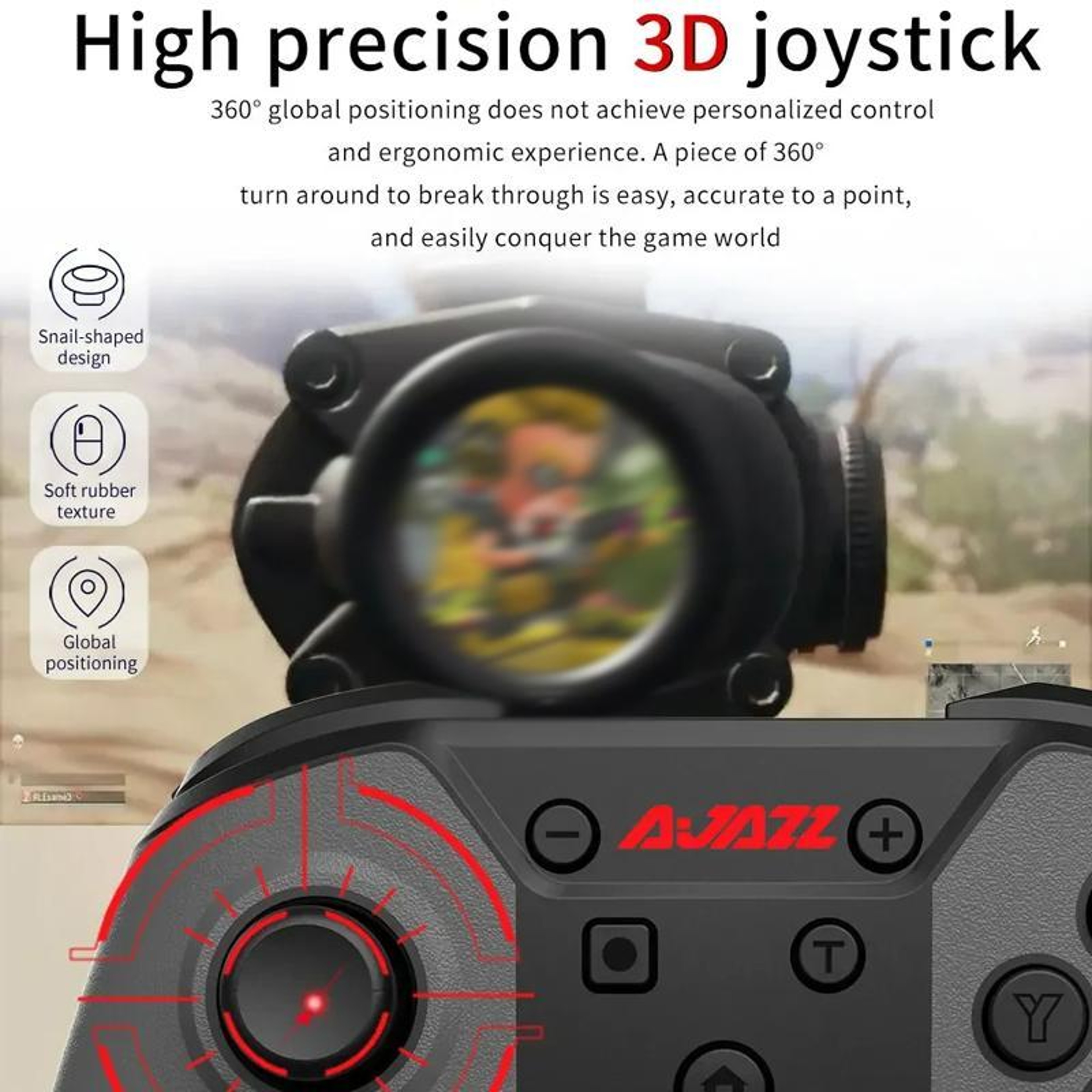 Ajazz AG180 Wireless Game Controller For Switch PC Android And IOS 5