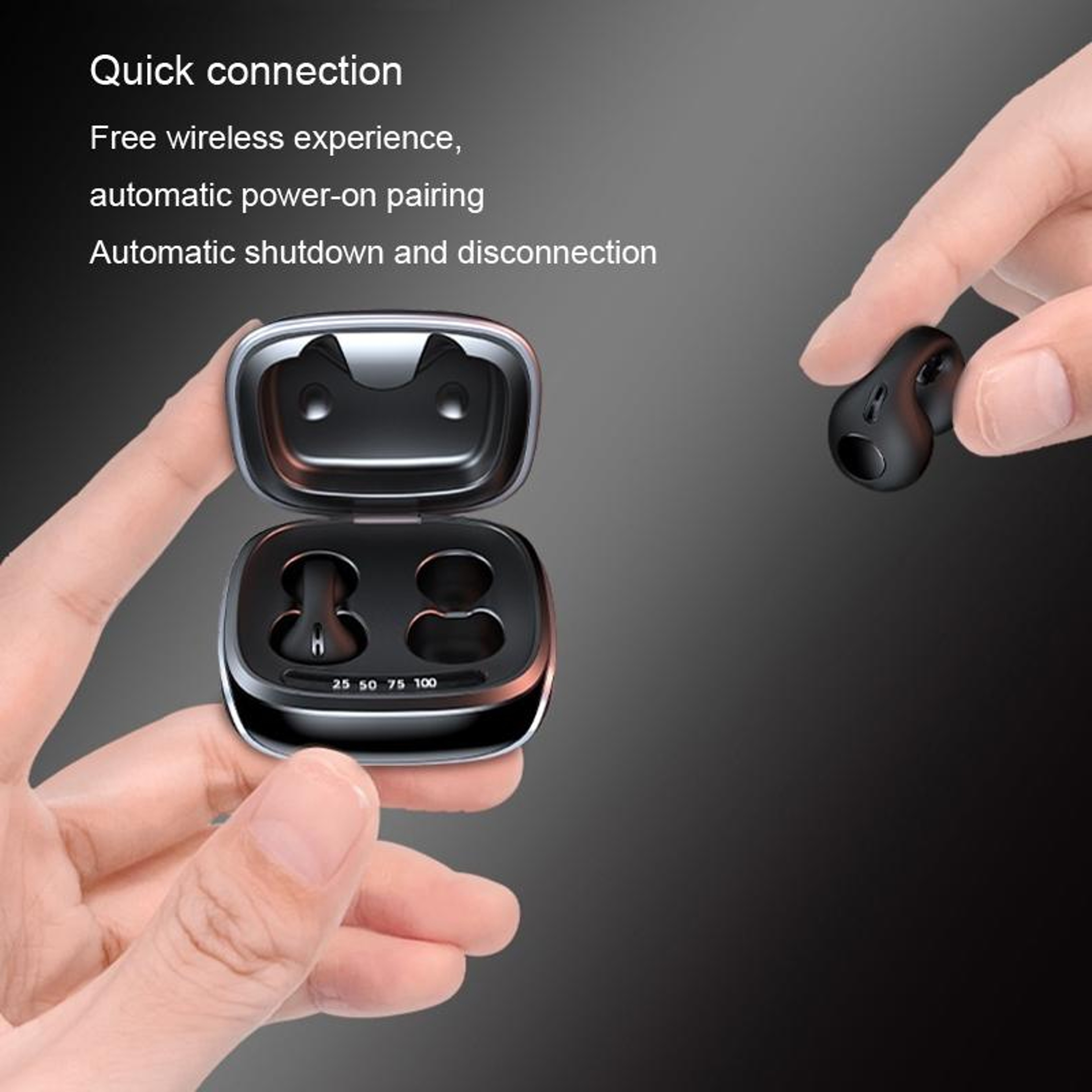 JX80 Open Ear Bone Conduction ClipOn Bluetooth 53 Earbuds With NoiseReduced Calls 10