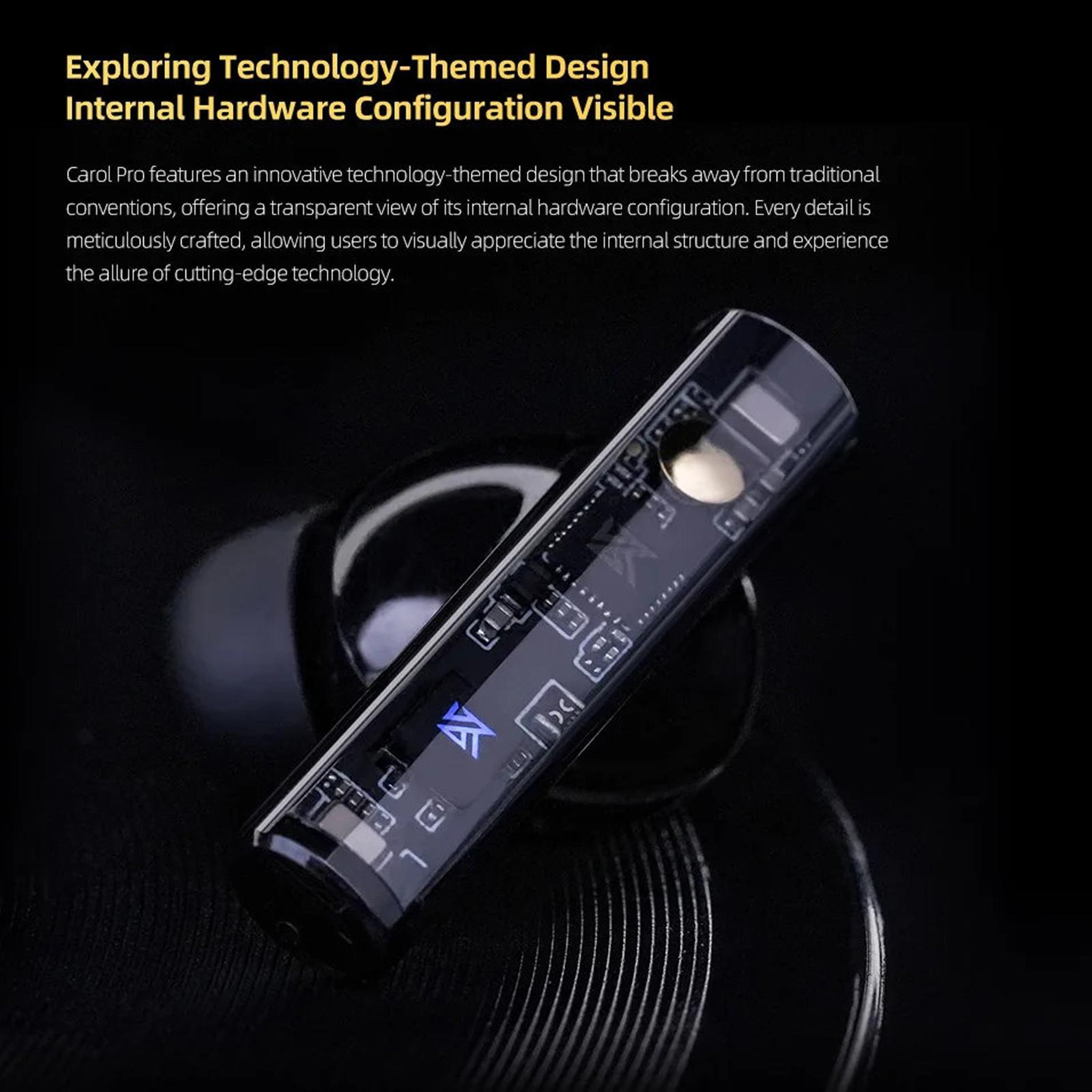 KZ Carol Pro ANC Noise Cancelling Bluetooth 5.4 Earbuds with LDAC and 35-Hour Battery – view 9
