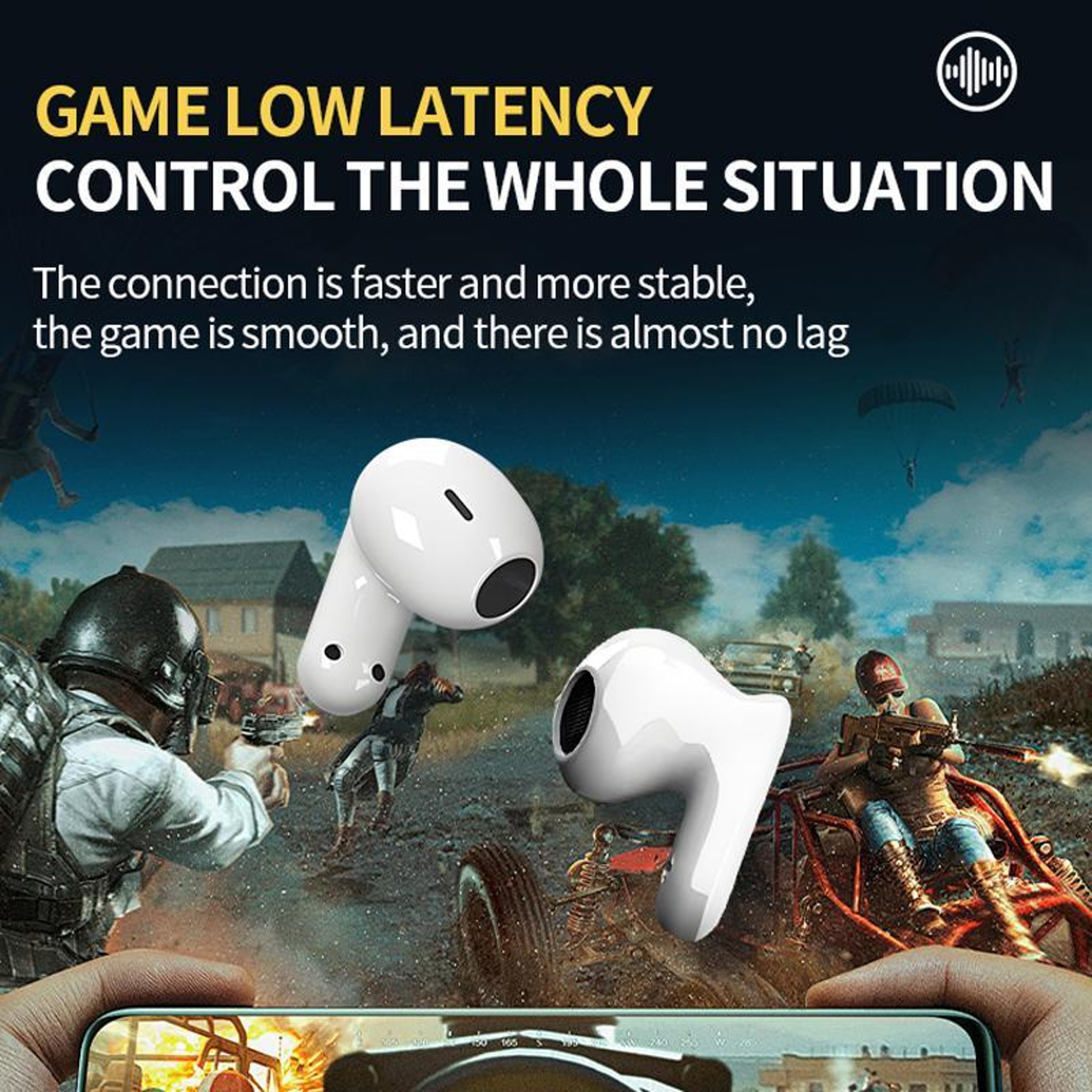 LY09 Wireless Bluetooth Earbuds with Bluetooth 5.4, Noise Reduction and Touch Controls – view 5