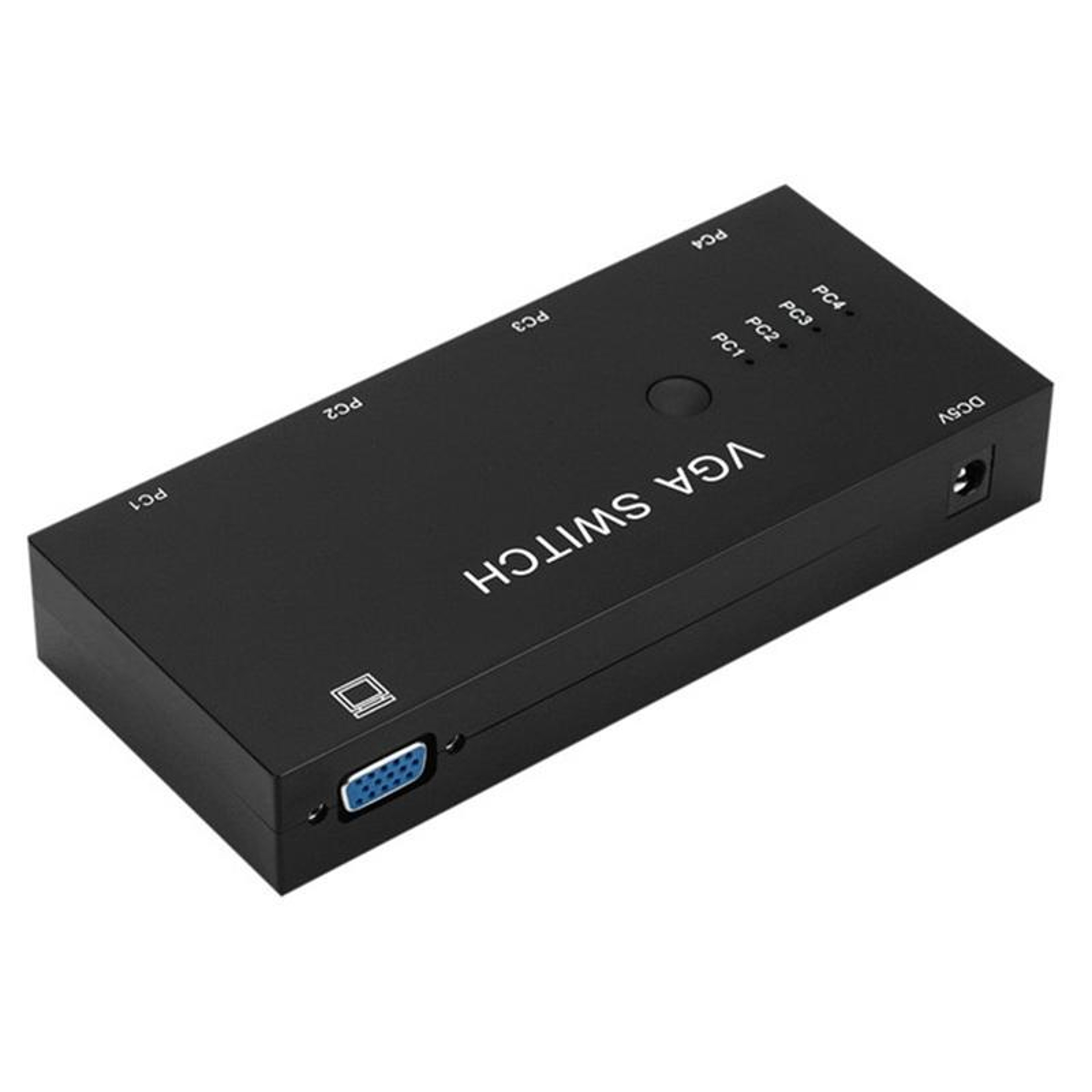 4 Port VGA Switch 4 In 1 Out 1080P VGA Selector for Monitor and Projector – view 2