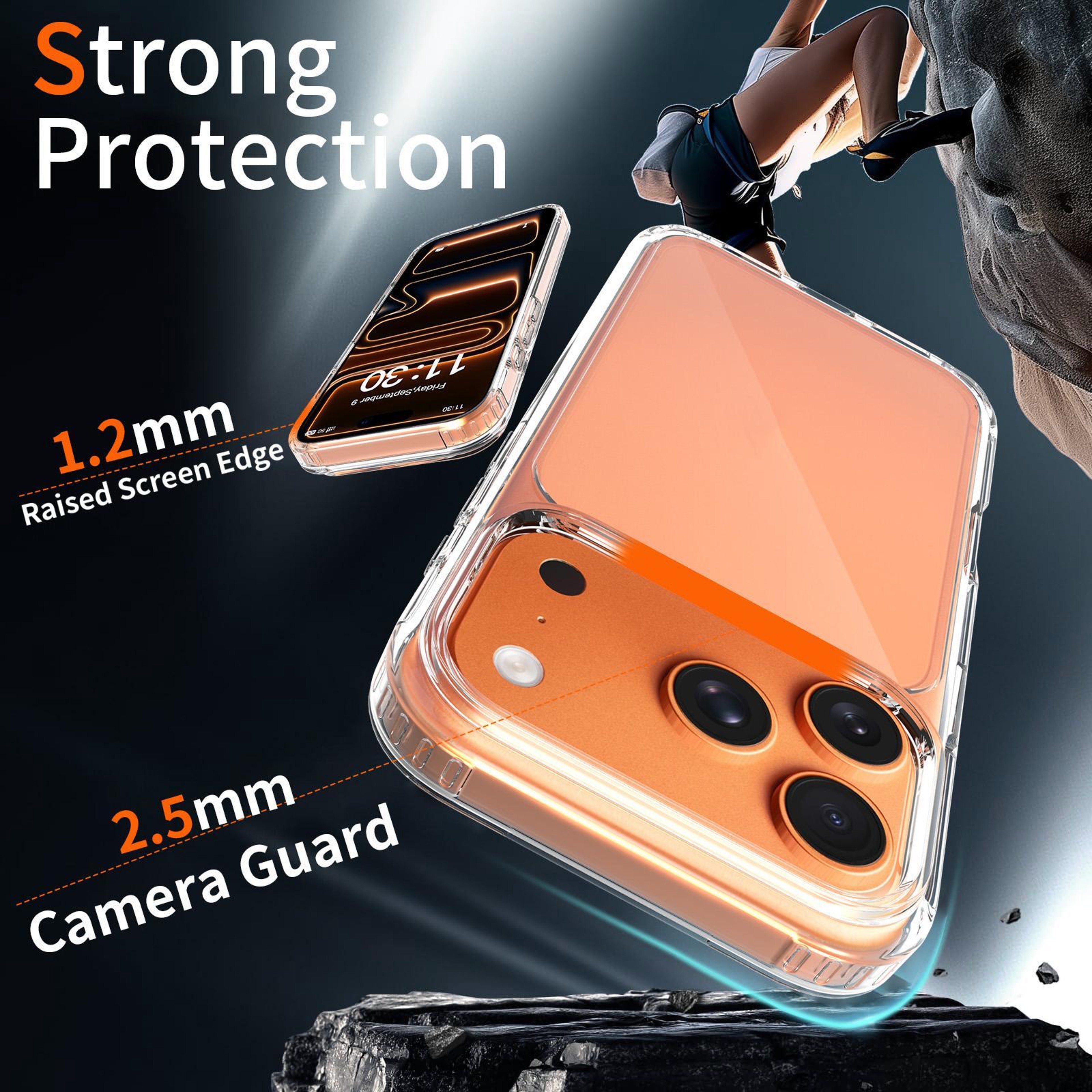 IPhone 18 Pro Clear 15mm Acrylic ScratchResistant Slim Phone Case 2