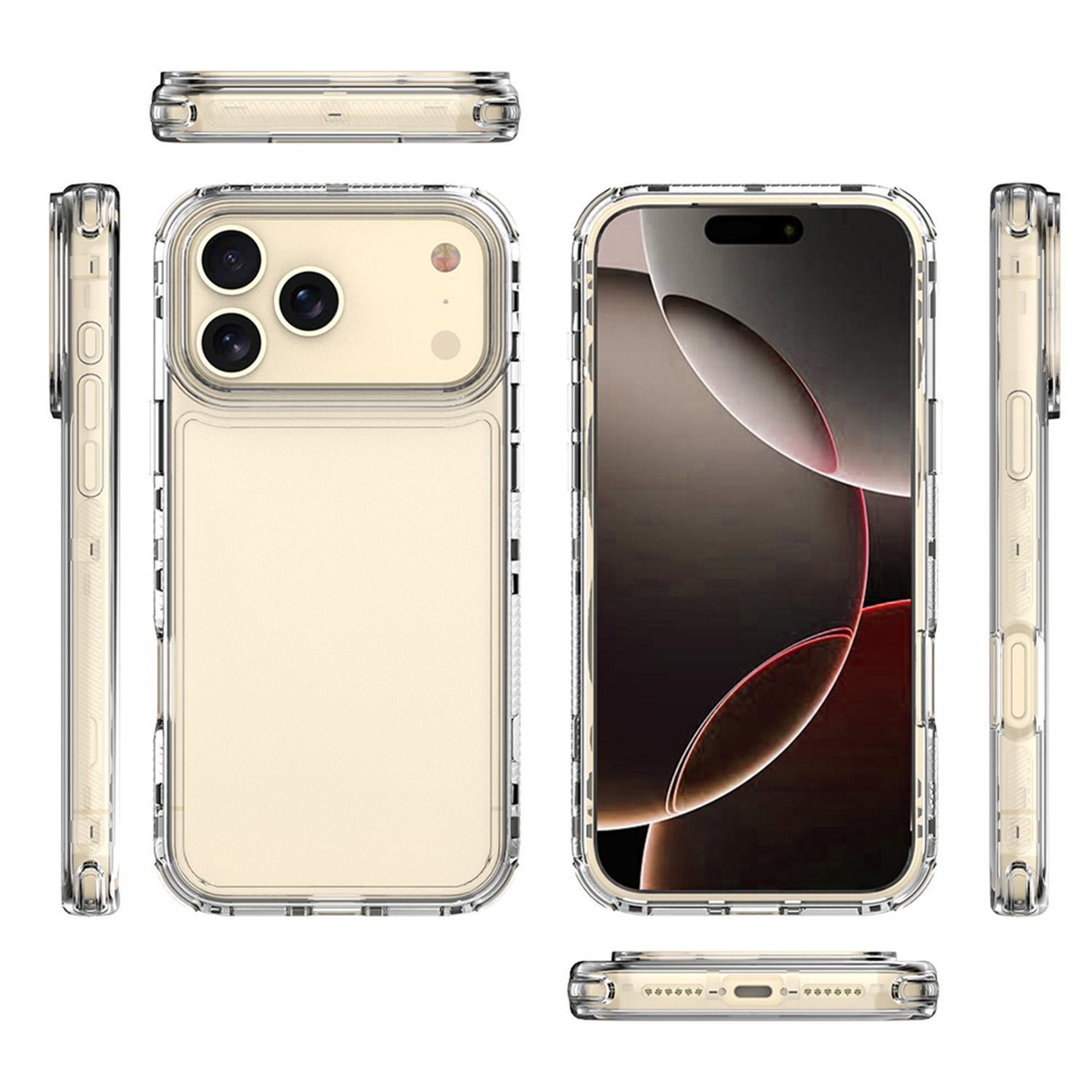 CrystalGuard iPhone 18 Pro Max Case Clear Acrylic Slim Protective Cover – view 3