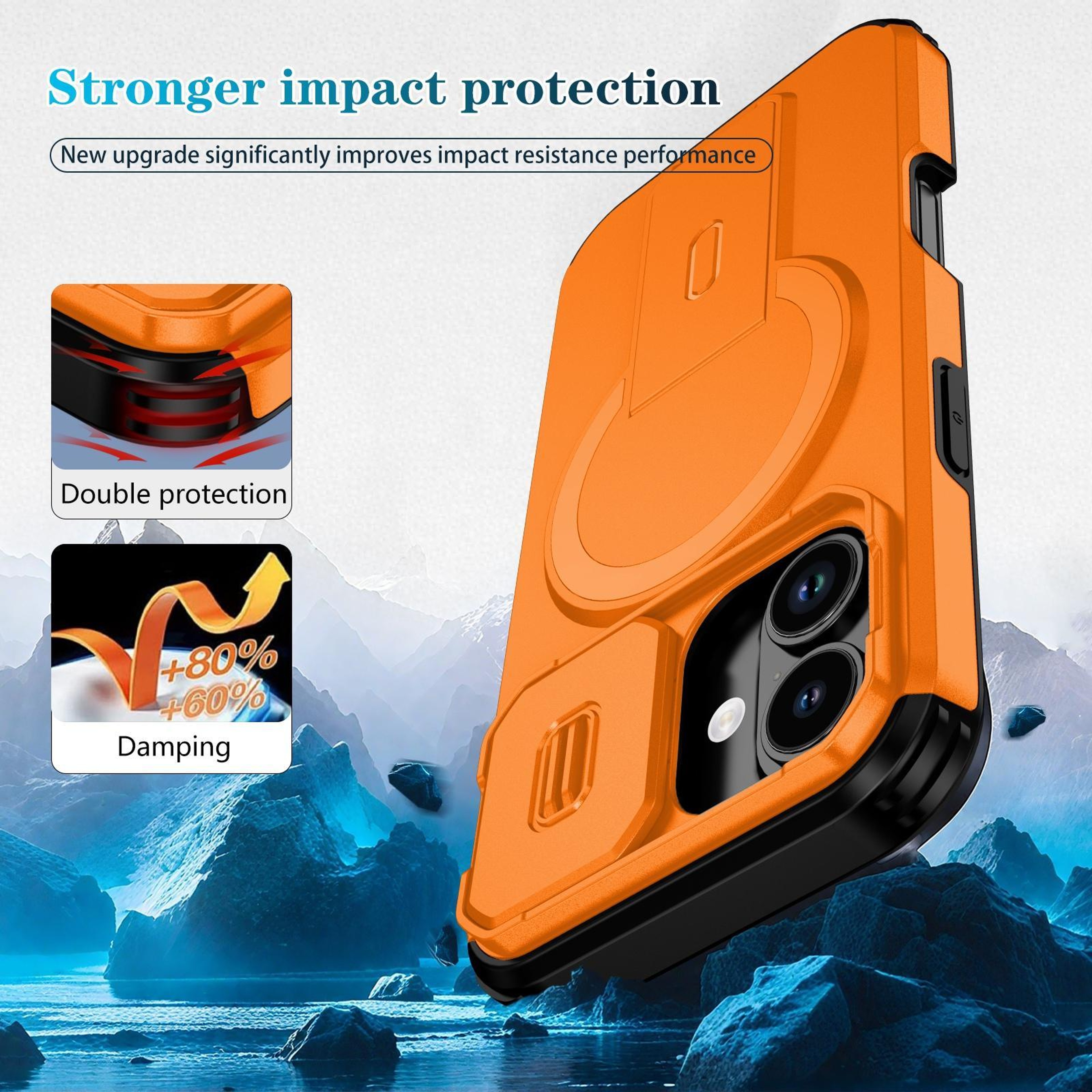 IPhone 18 MagSafe Case With Sliding Camera Cover And Magnetic Holder 1