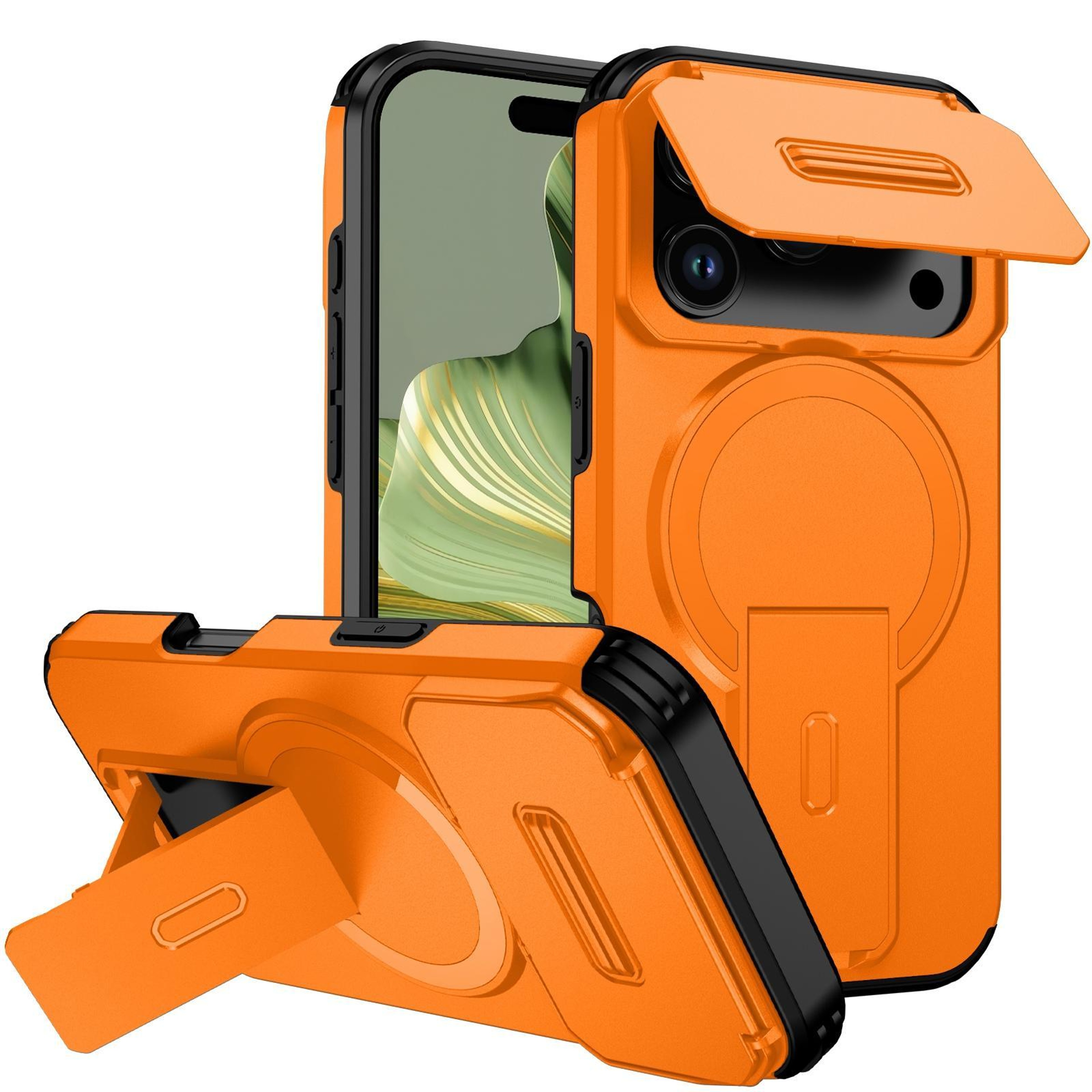 IPhone 18 Pro Max MagSafe Camshield Case With Sliding Camera Cover And Kickstand 0
